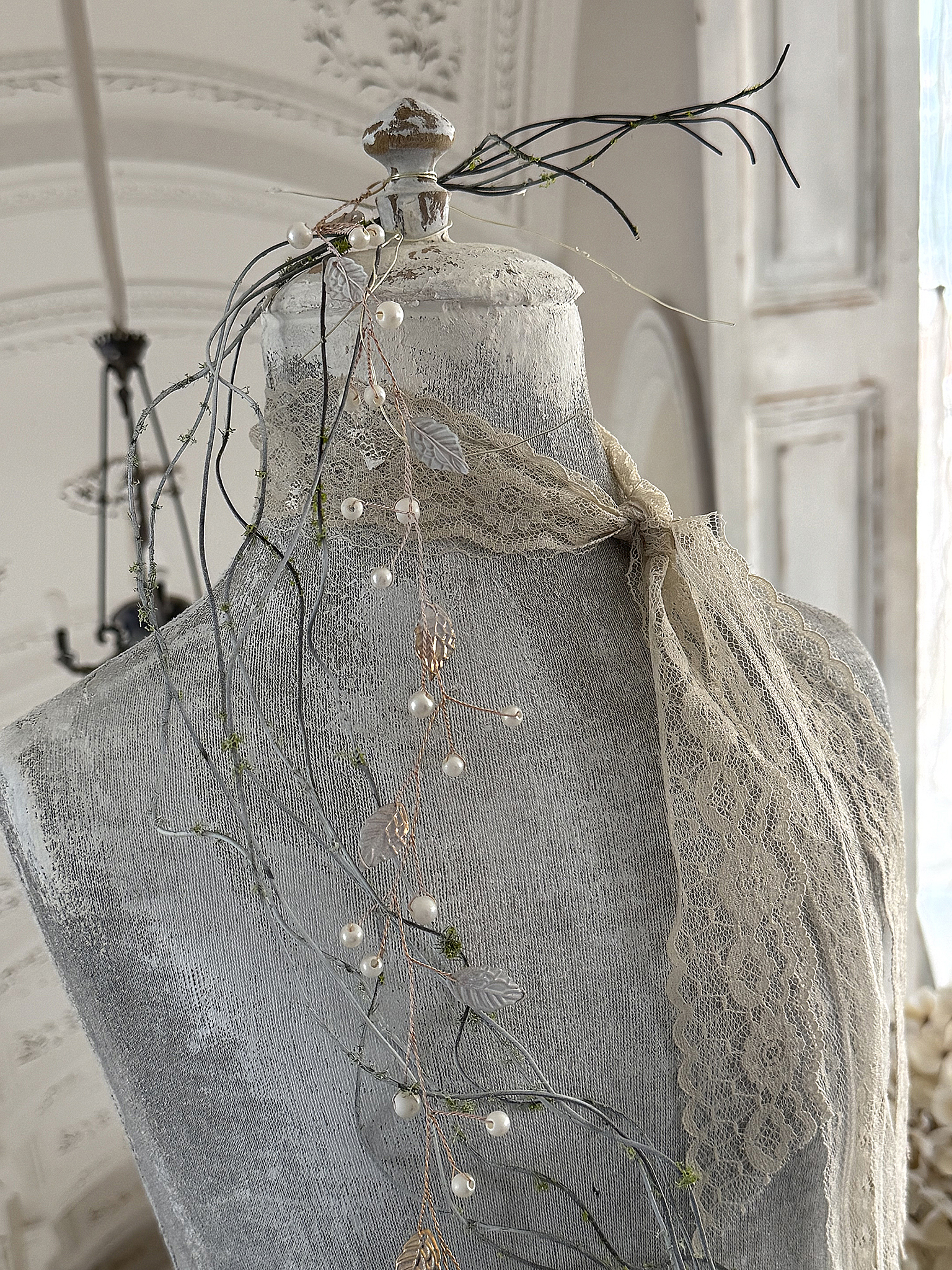 Alte Kinderschneiderpuppe „Romantik“ – bezauberndes Vintage-Stück***