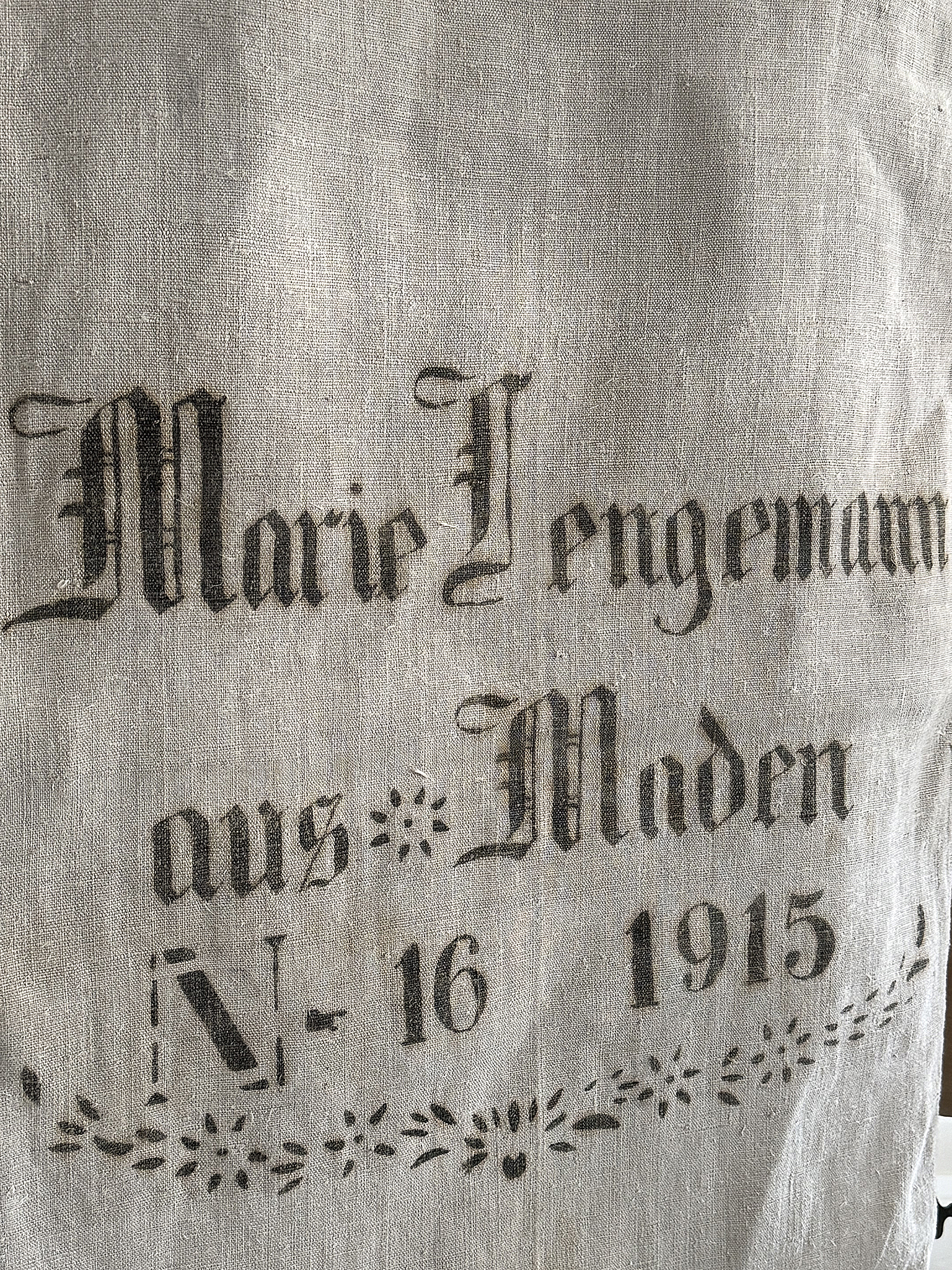 Antiker Mehlsack von 1915 – Nr. 16***