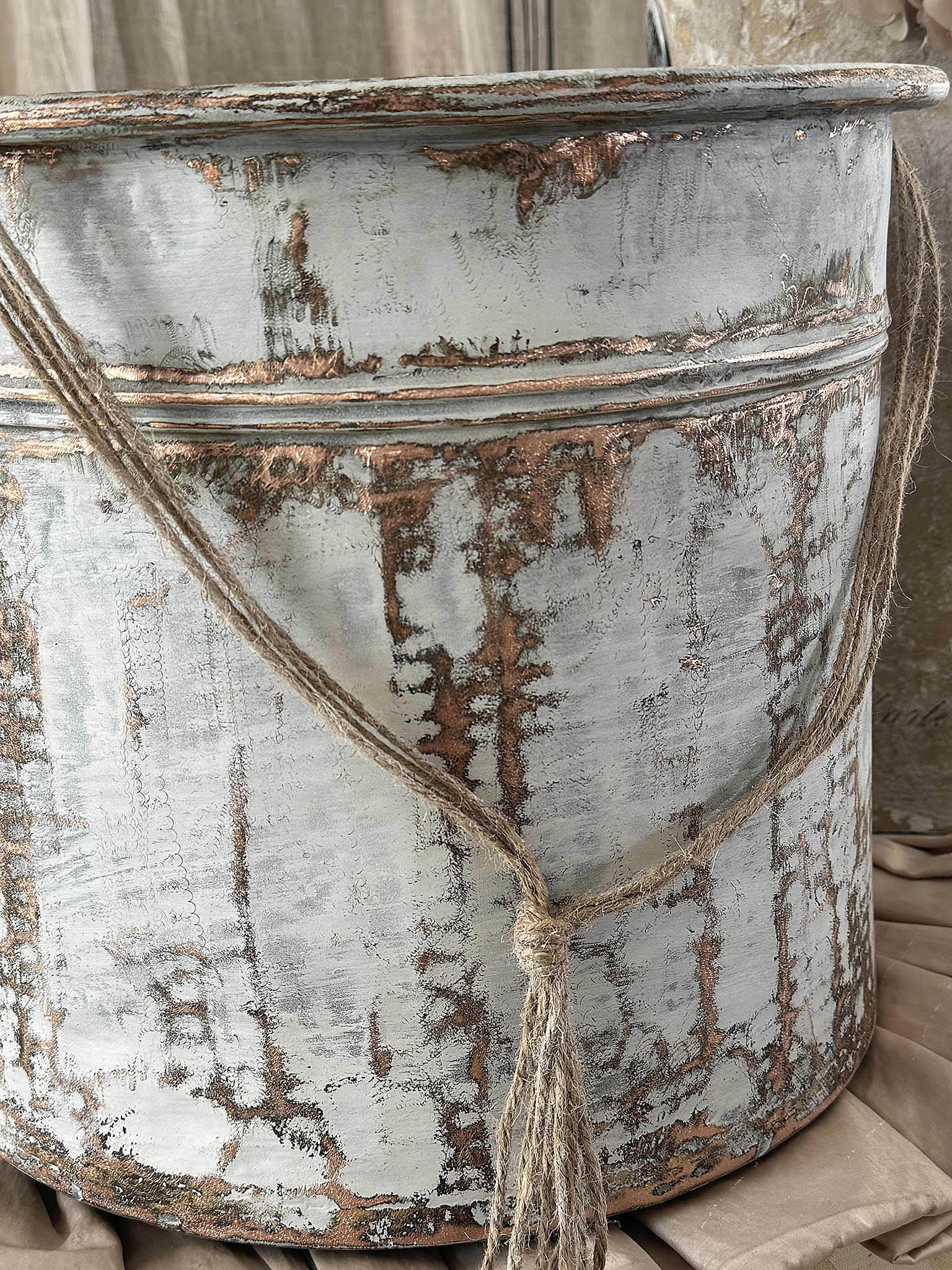  Großer Kupfertopf mit Geschichte – gelebte Patina trifft auf zeitlosen Charme“***