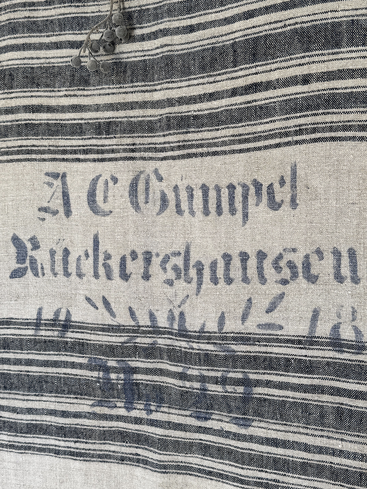 Alter Leinensack mit Originaldruck 1918***