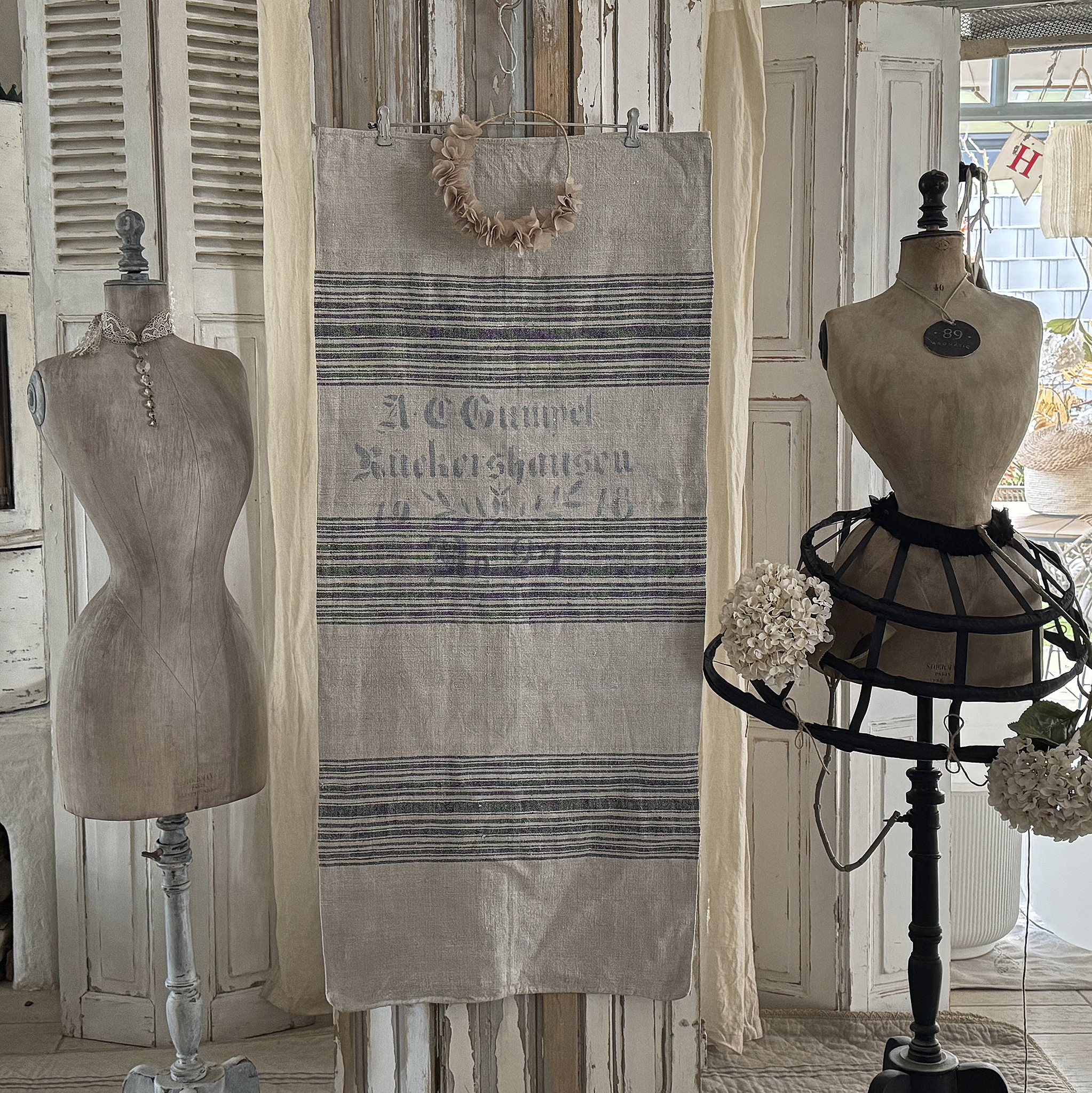 Alter Leinensack mit Originaldruck 1918***