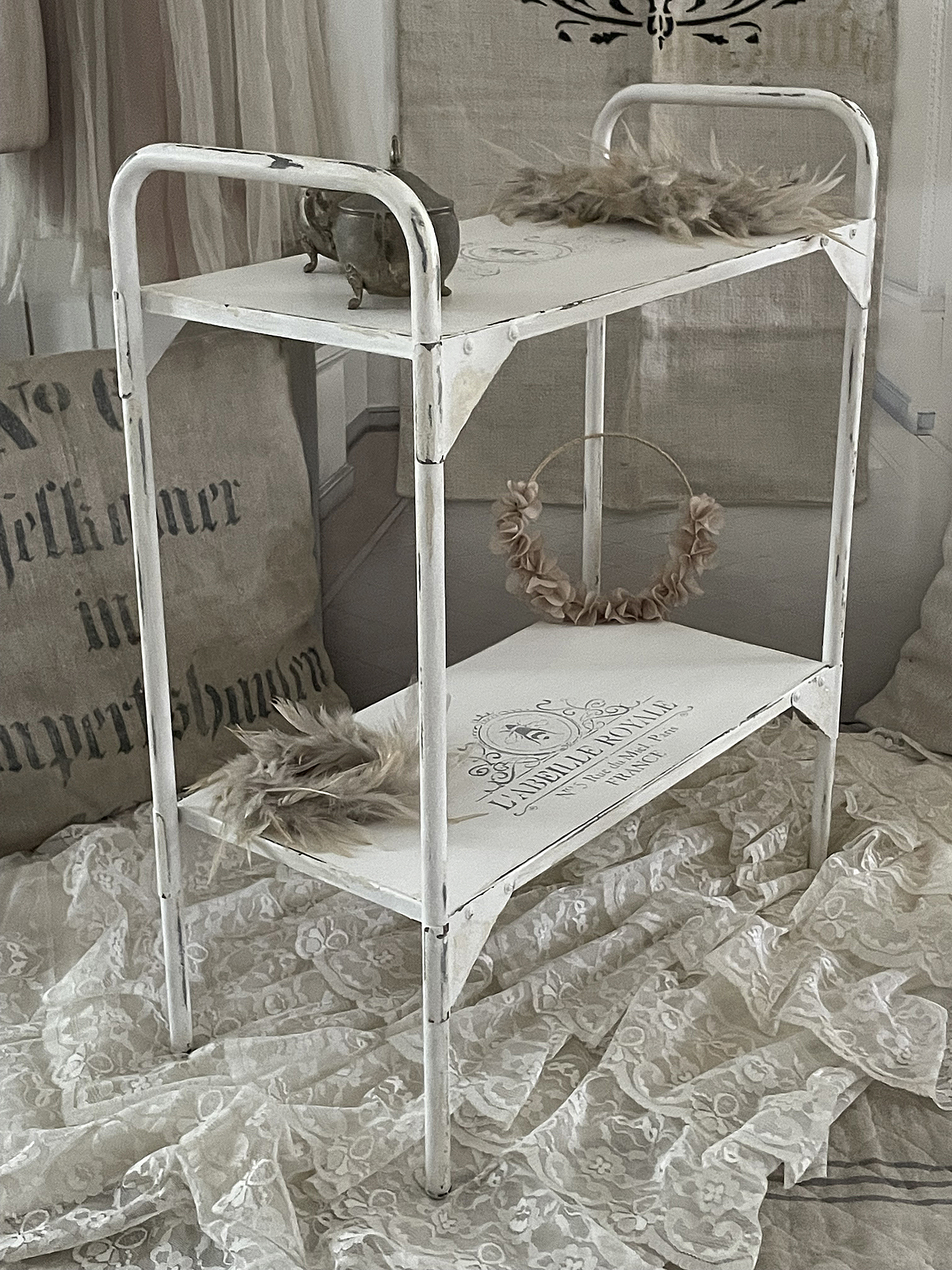 Zarter Beistelltisch Shabby-chic***