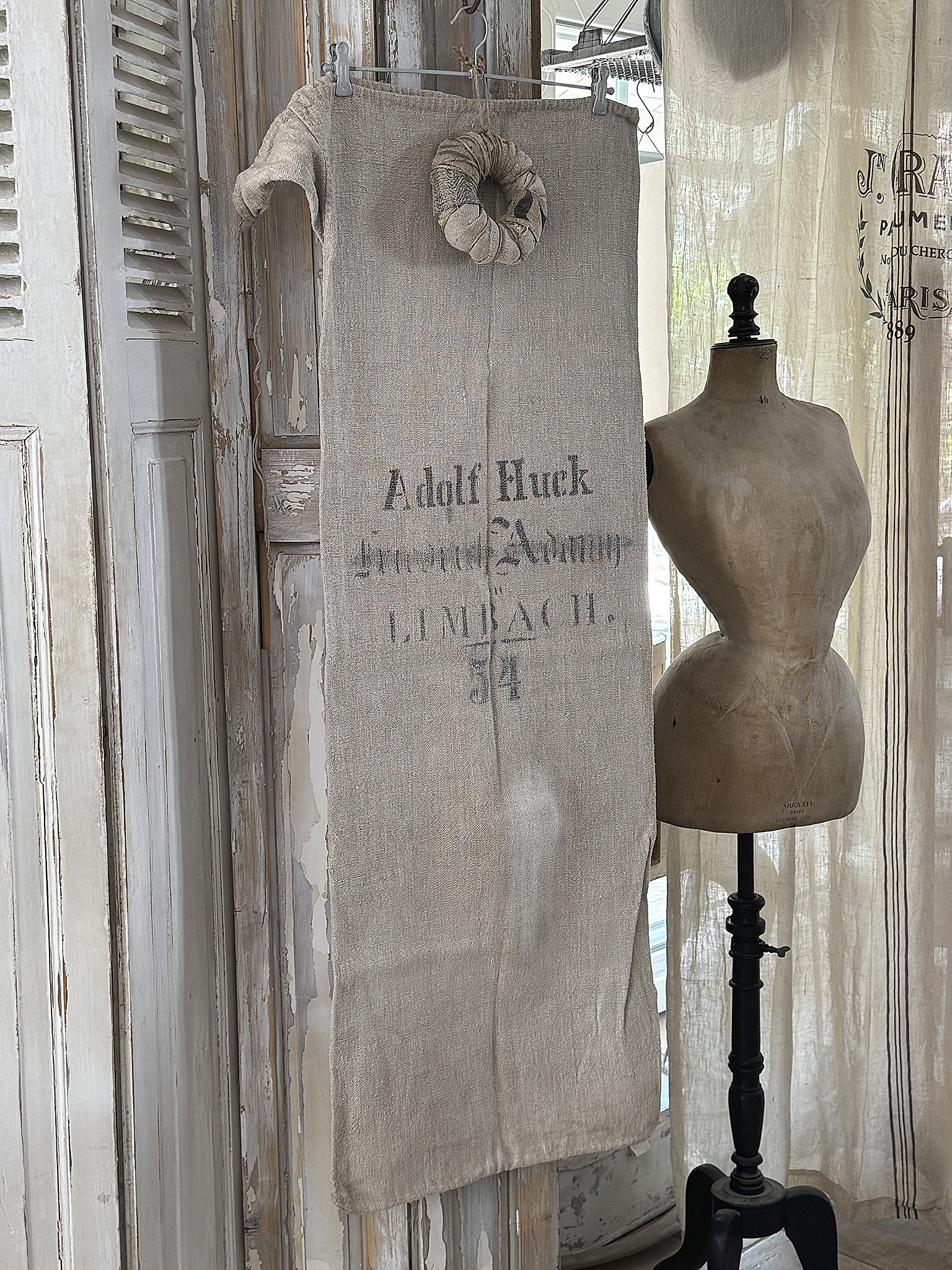 Alter Leinensack/ Mehlsack 54***