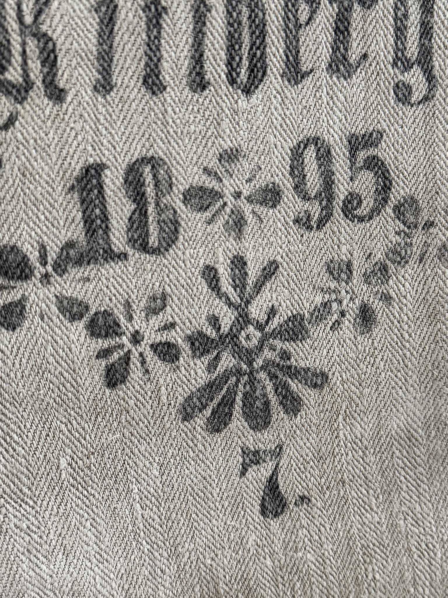 Antiker kleiner Leinensack/ Mehlsack 1895*** Antiker kleiner Leinensack/ Mehlsack 1895***
