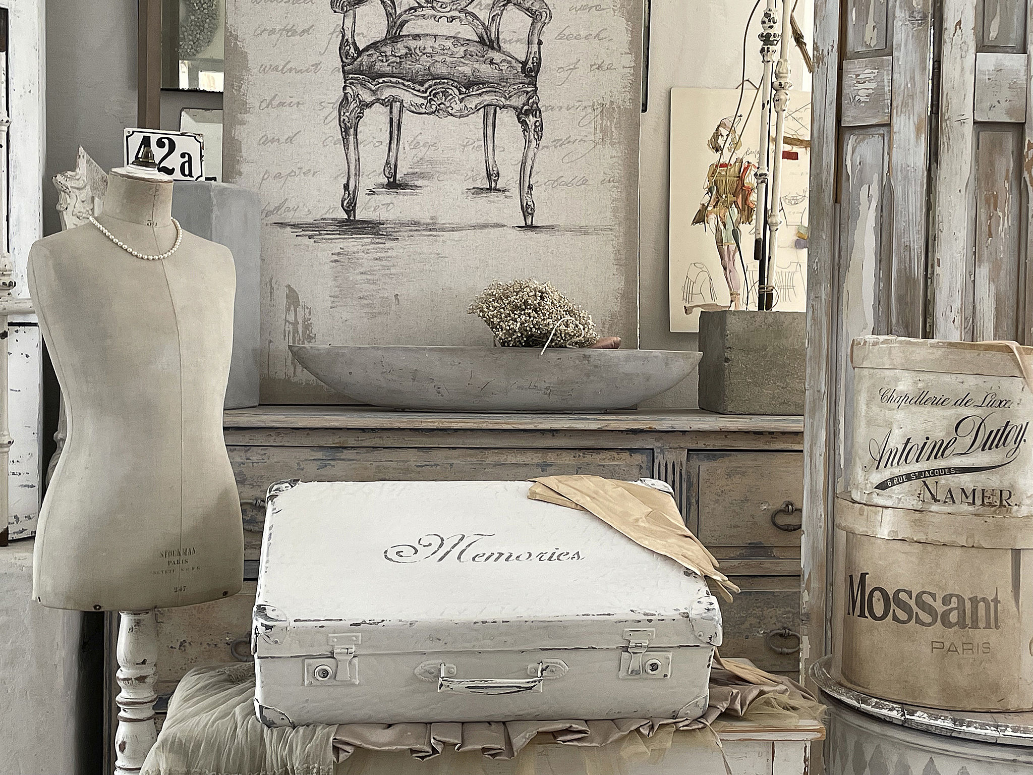 Reizender alter Vintage-Koffer Memories***