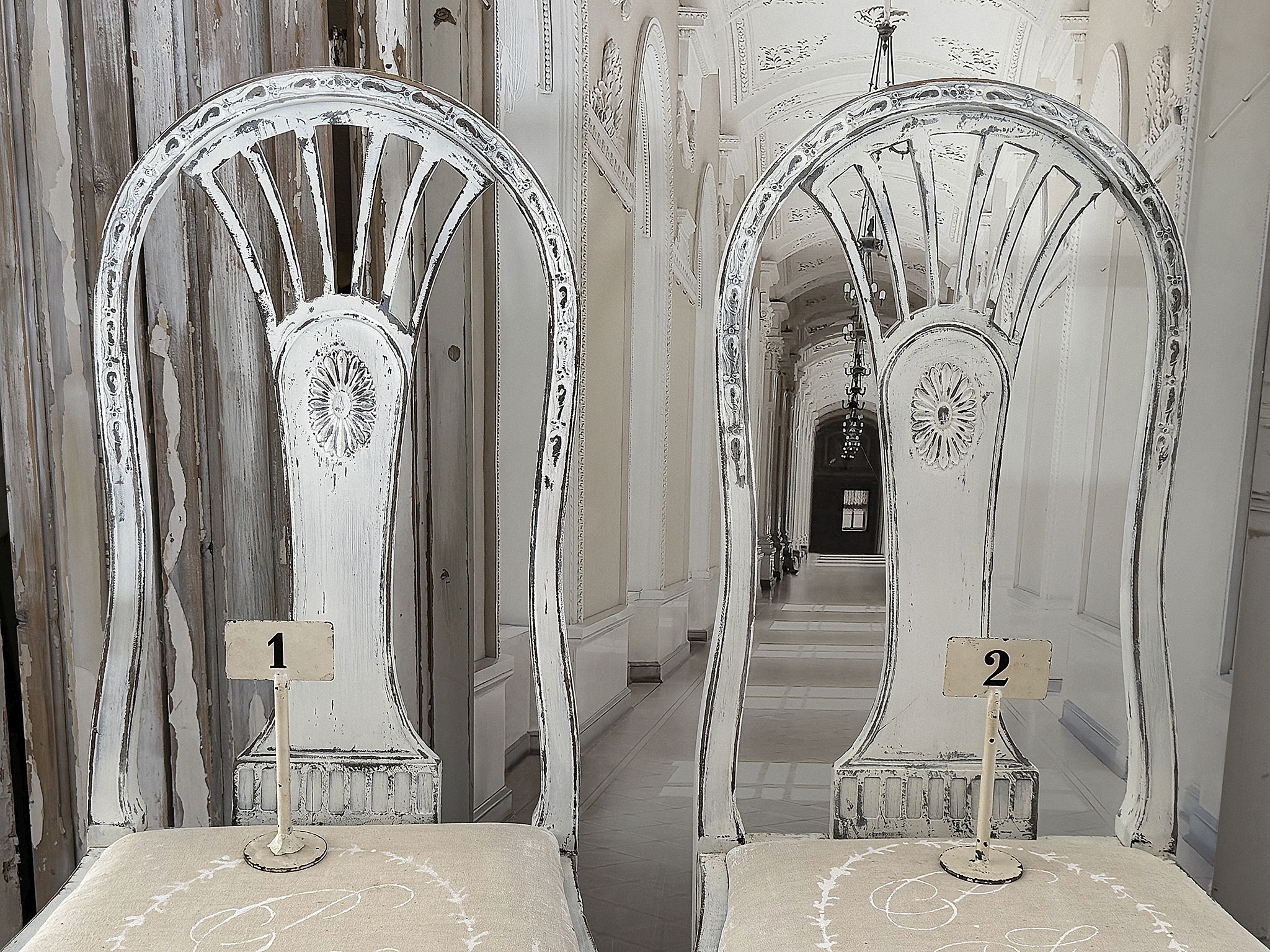 Edler antiker Shabby-Stuhl***