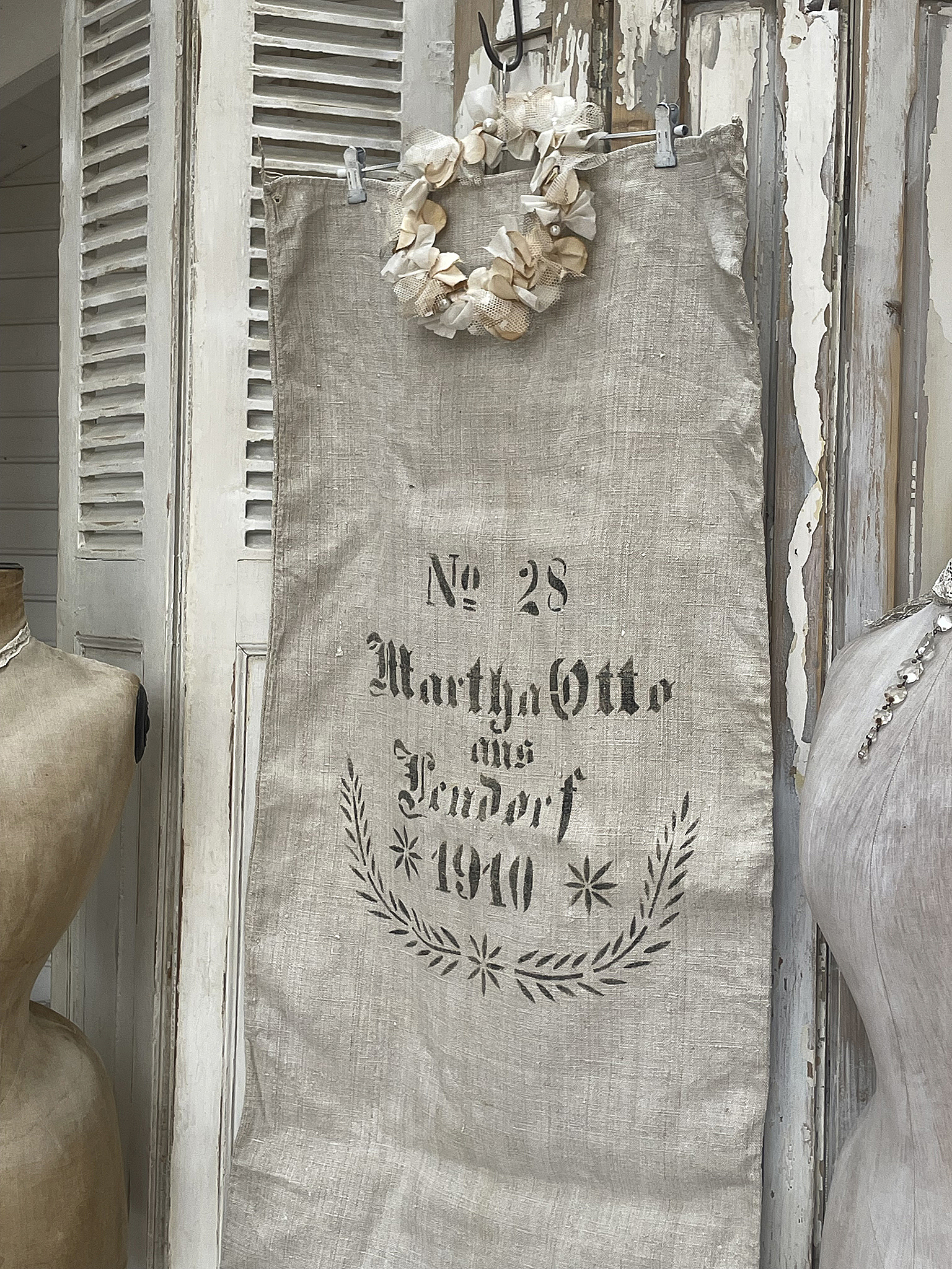 Antiker Leinensack/ Mehlsack 1910 No28***