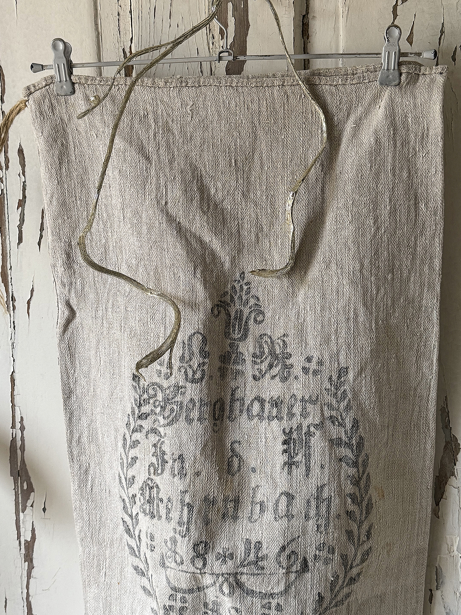 Antiker kleiner Leinensack/ Mehlsack 1846***