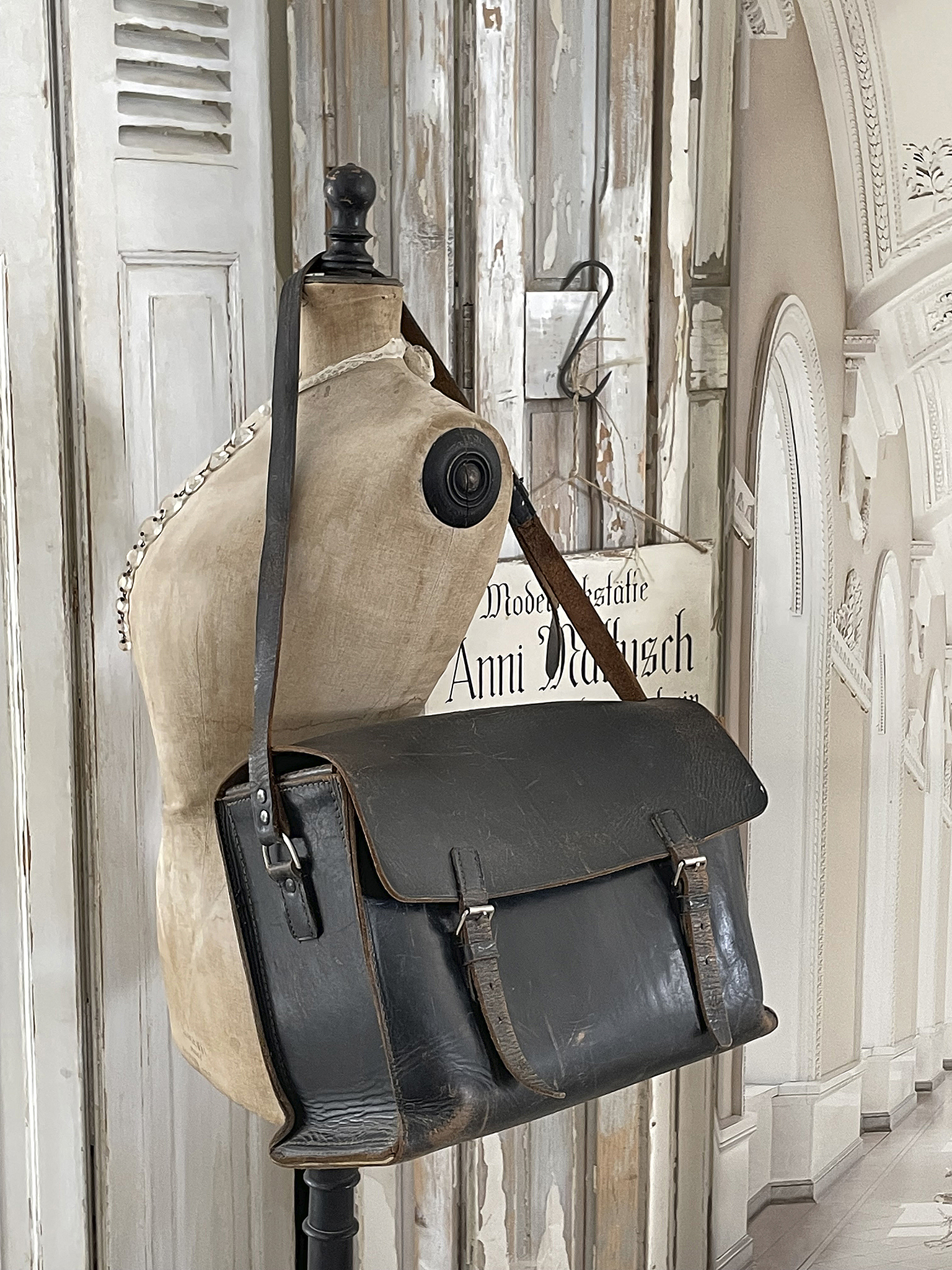 Alte große Tasche aus tollem Naturleder*** Alte große Tasche aus tollem Naturleder***