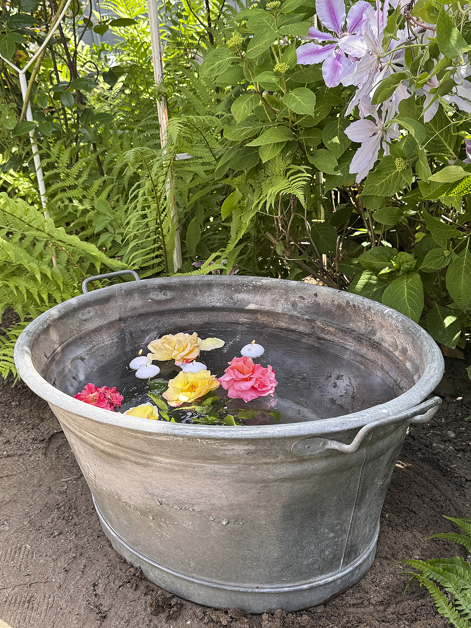 Alte große Zinkwanne mit authentischer Patina – 70 Liter***