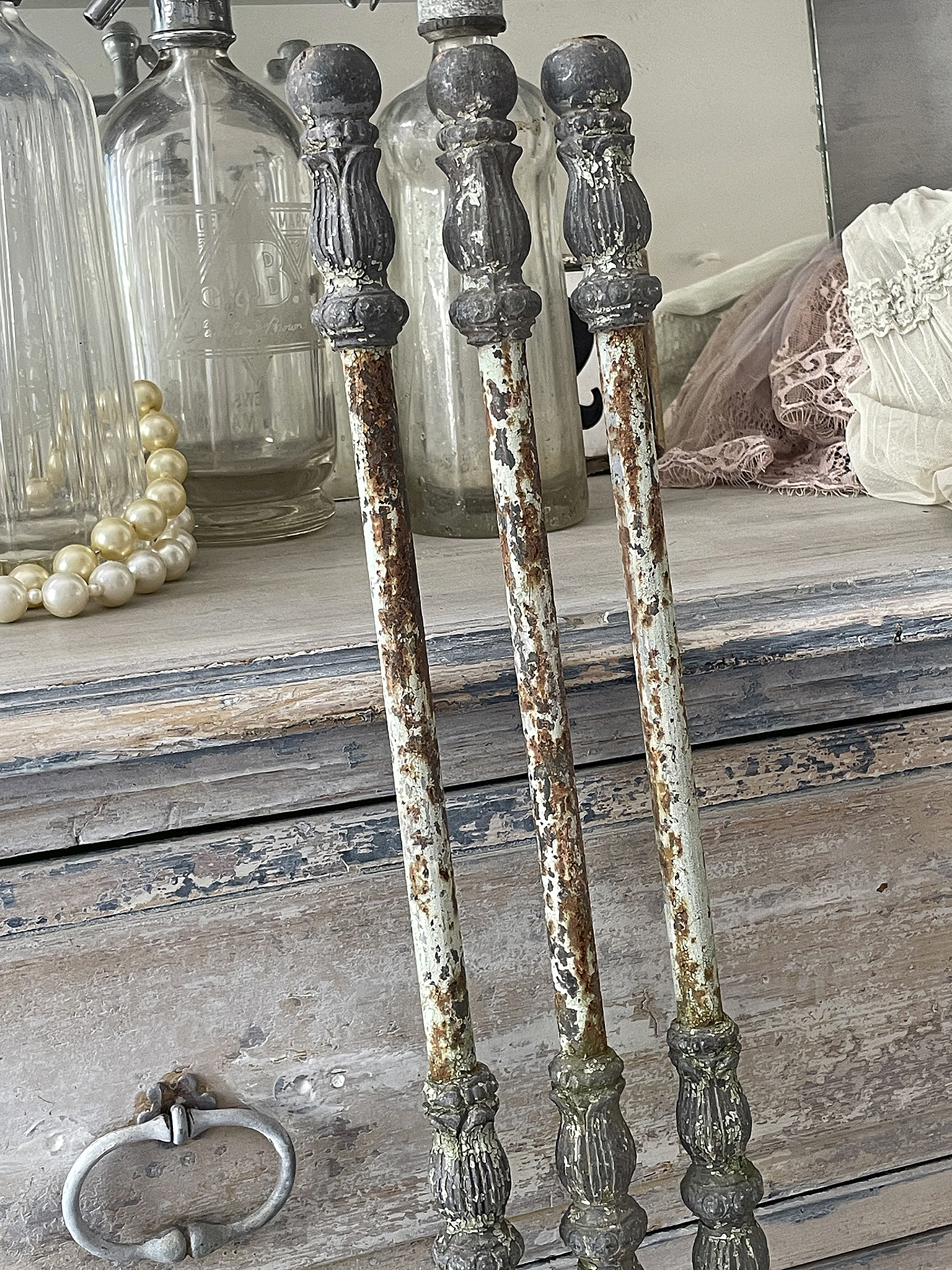 Antike Geländerstäbe aus Eisen/Jugendstil*** Antike Geländerstäbe aus Eisen/Jugendstil***