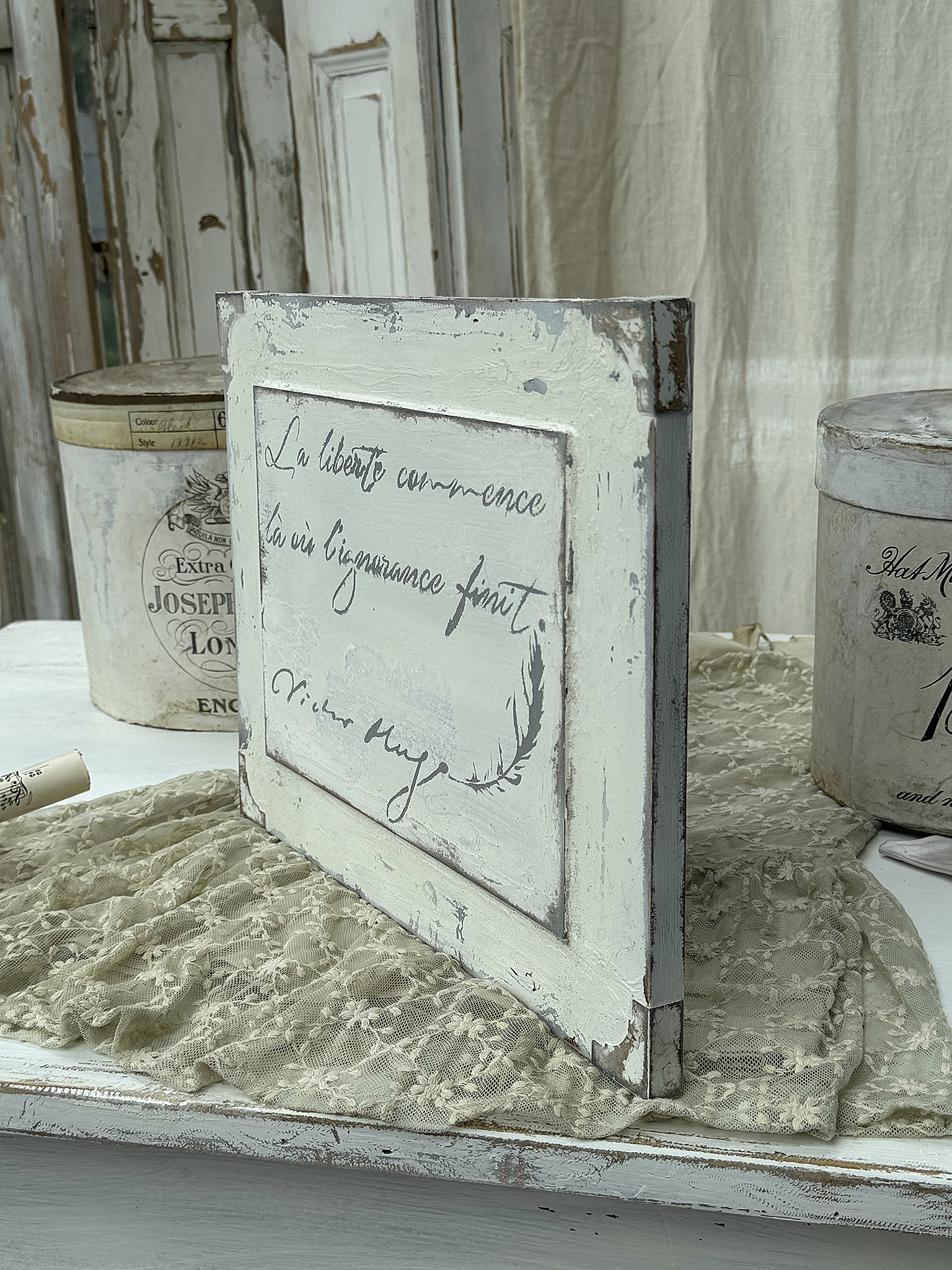 Altes Bild „Freiheit“ im Vintage-Stil***