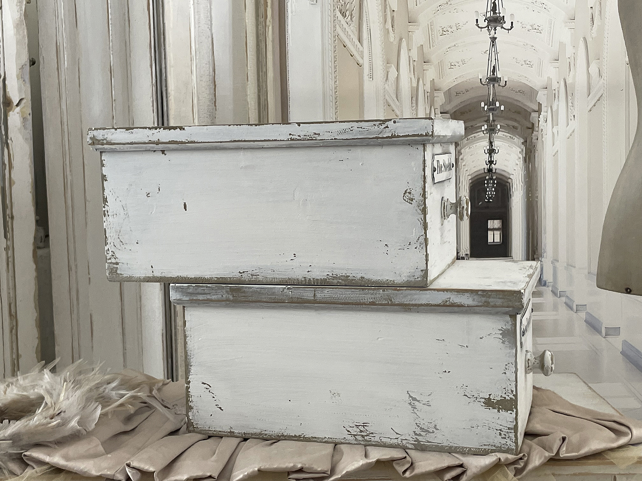 Alte Holz Apothekerkiste mit Deckel*** Alte Holz Apothekerkiste mit Deckel***