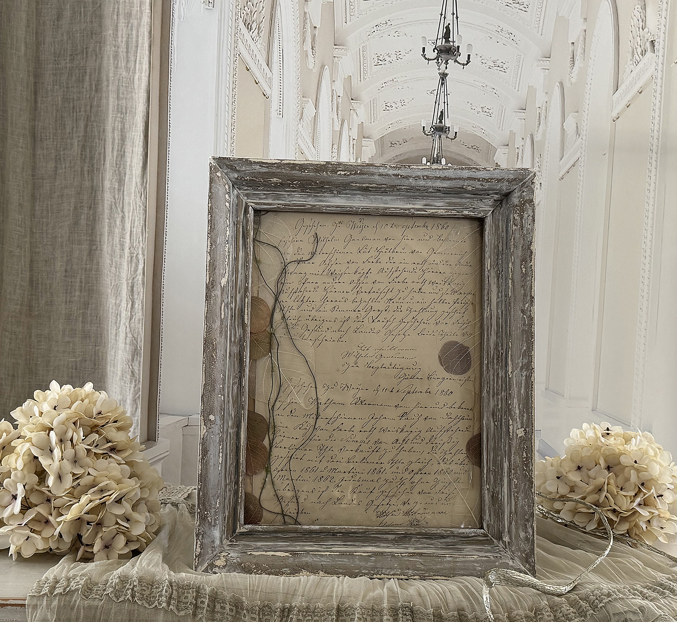 Charakterstarkes, Vintage-Bild – ein Hauch Geschichte in vollendeter Shabby-Ästhetik***