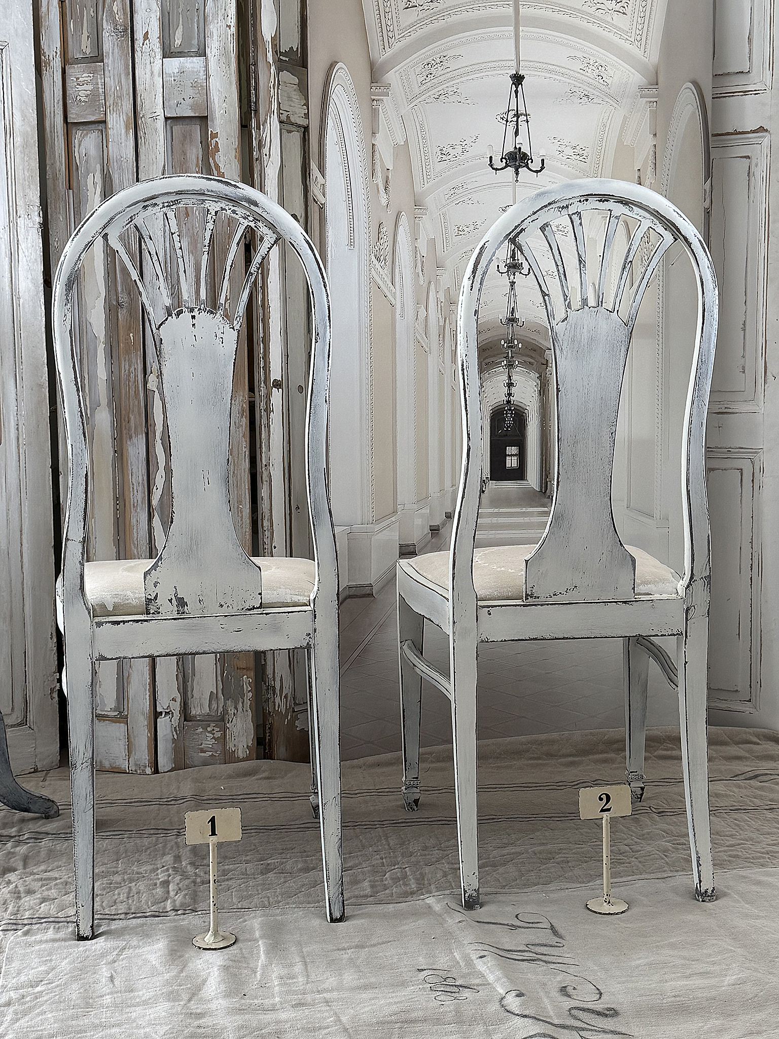 Edler antiker Shabby-Stuhl***
