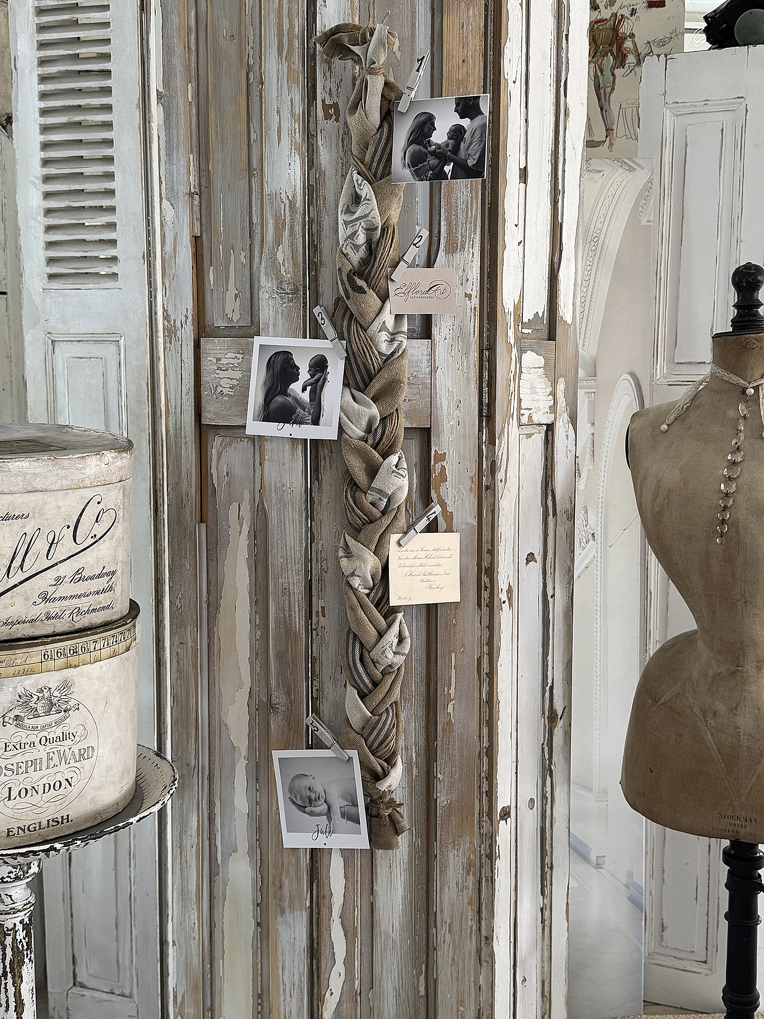Mehlsackzopf/Memoboard-Brocante1***