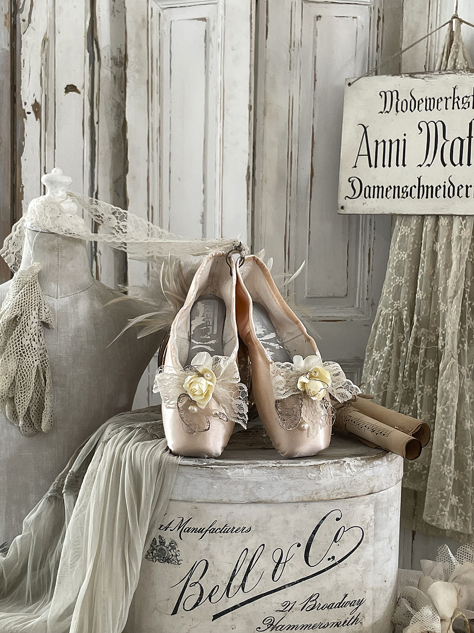 Romantische alte Spitzenschuhe*** Romantische alte Spitzenschuhe***