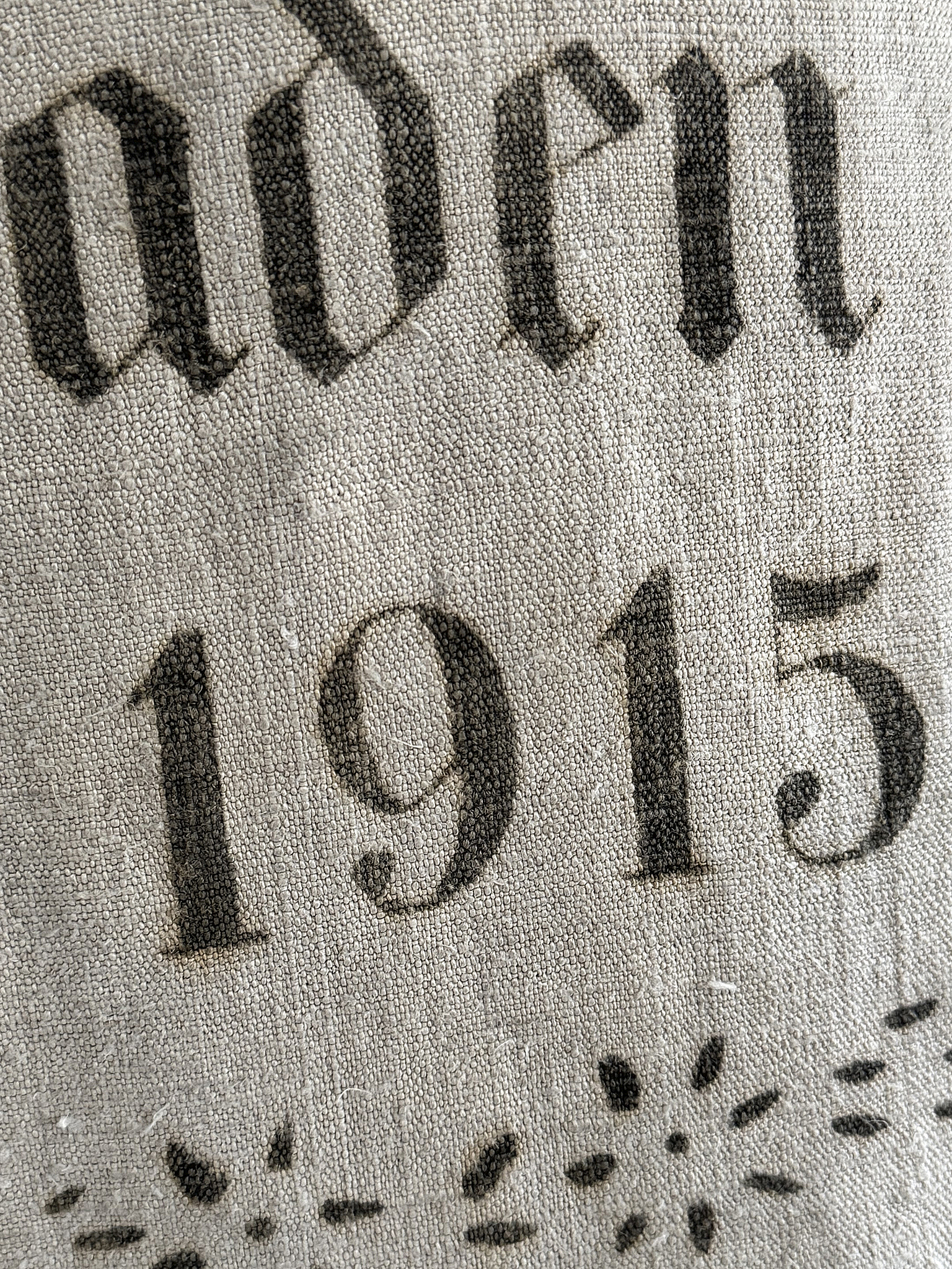 Antiker Mehlsack von 1915 – Nr. 4***