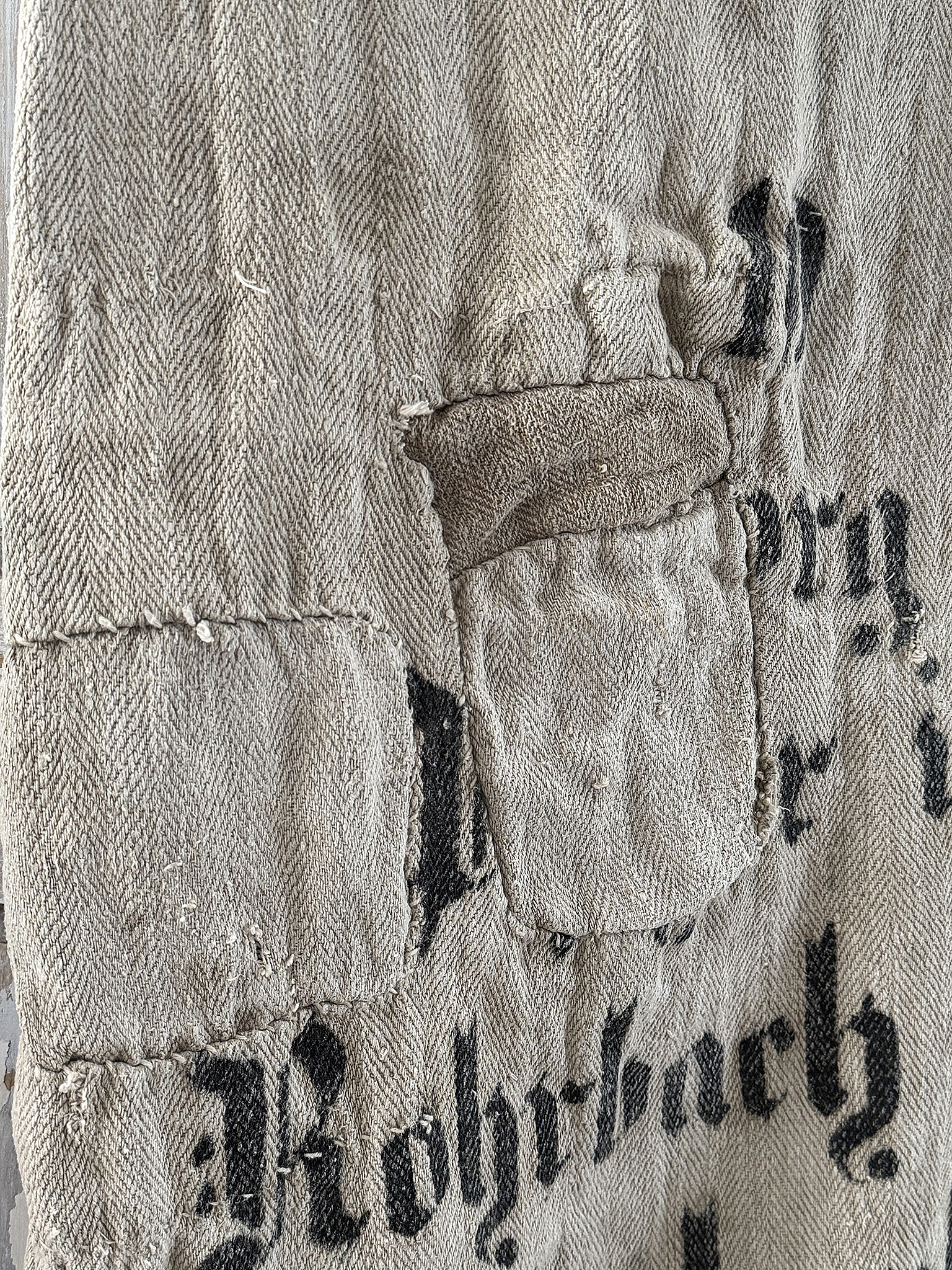 Antiker Leinensack/ Getreidesack 1898***