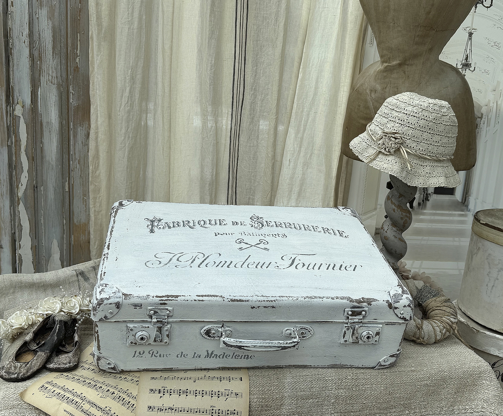Reizender alter Vintage-Koffer Plomdeur***