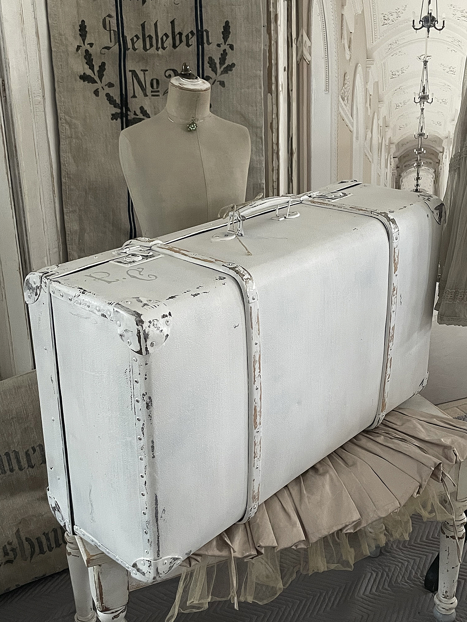 Nostalgischer Shabby-Überseekoffer mit Geschichte*** Nostalgischer Shabby-Überseekoffer mit Geschichte***
