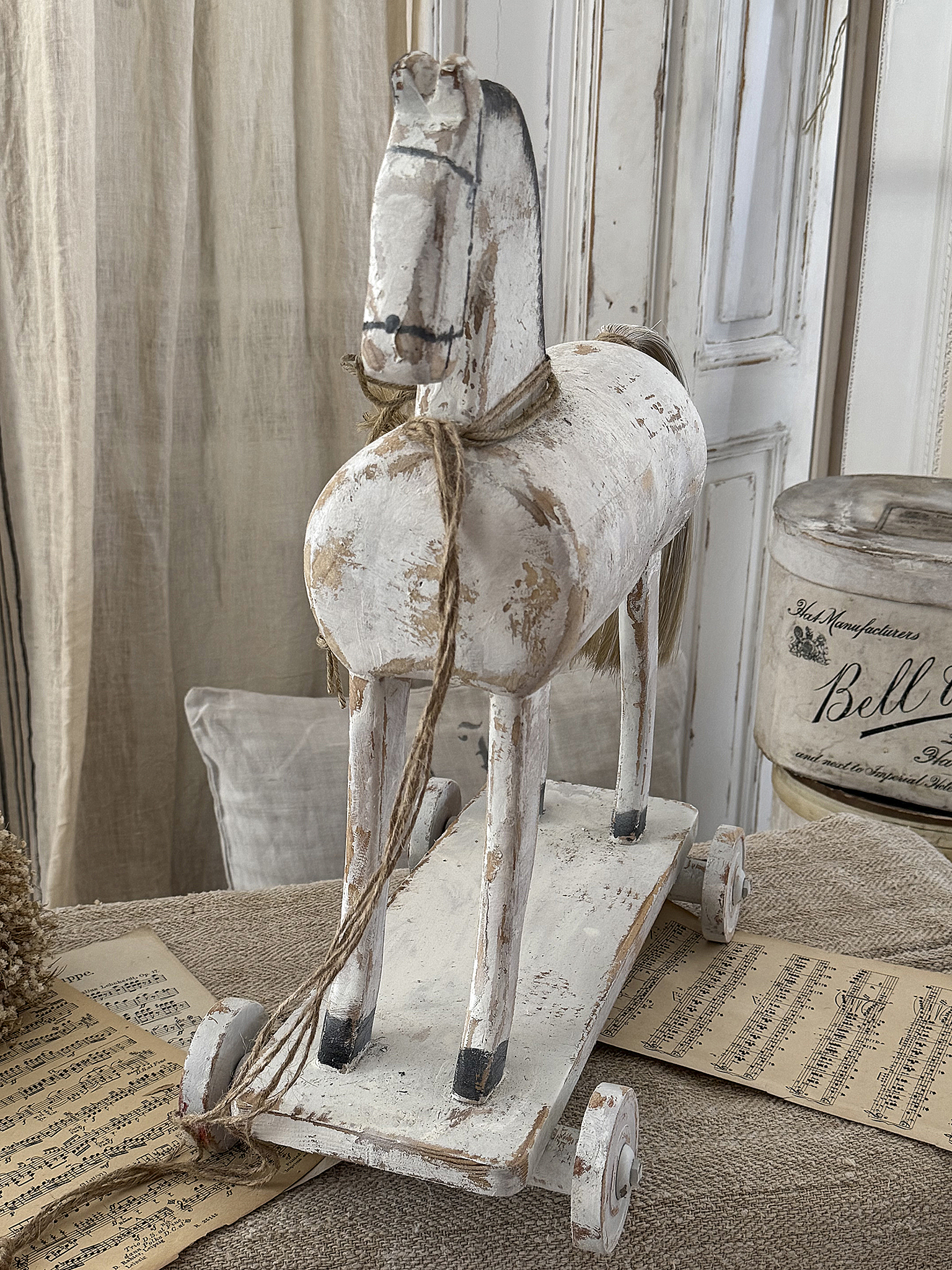 Süßes altes Ziehpferdchen Shabby-pur*** Süßes altes Ziehpferdchen Shabby-pur***