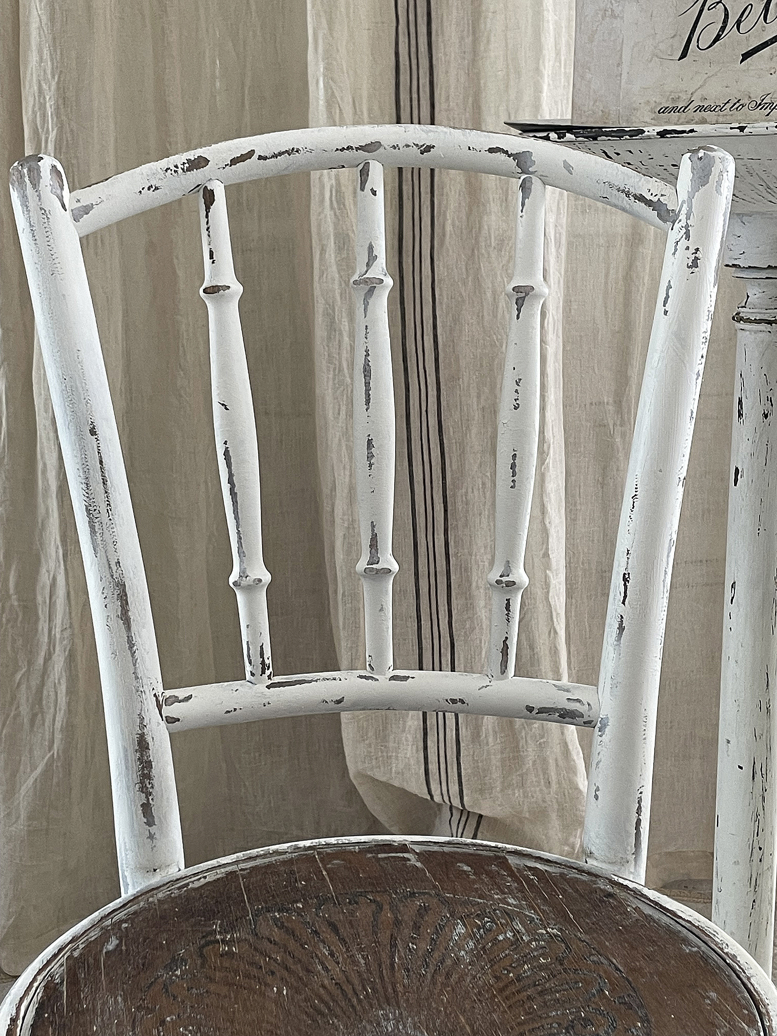 Antiker Thonet Bugholzstuhl Shabby-pur***