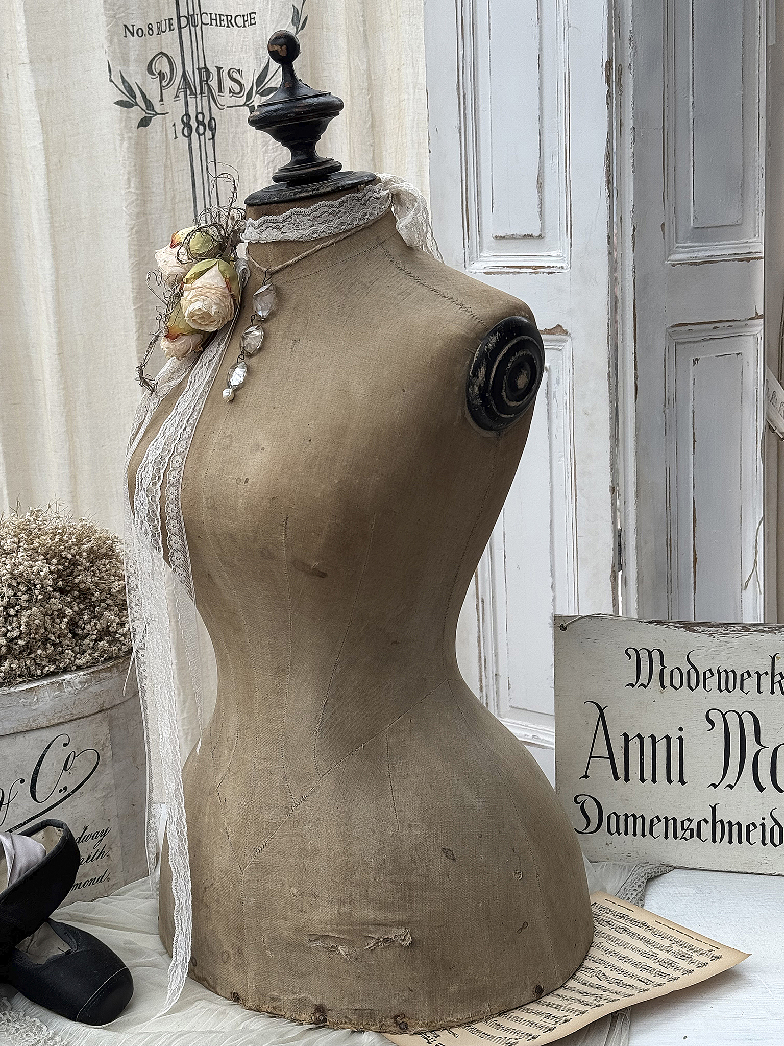Antike Schneiderpuppe / Torso Wespentaille*** Antike Schneiderpuppe / Torso Wespentaille***