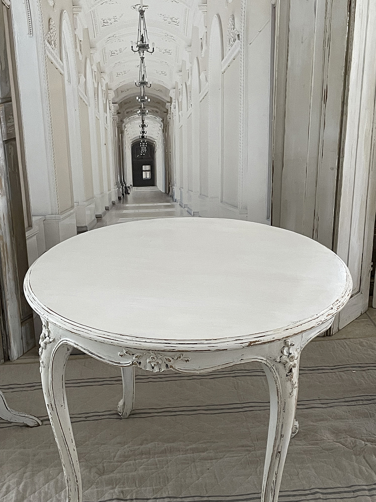 Runder Chippendale Shabby Tisch/Beistelltisch*** Runder Chippendale Shabby Tisch/Beistelltisch***