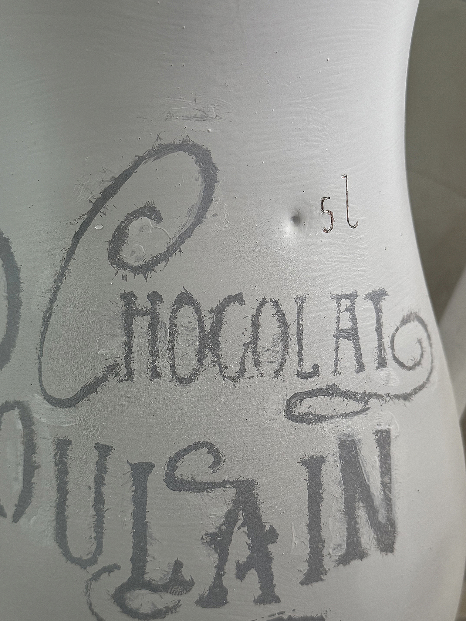 Alte 5-Liter-Metallkanne im französischen Shabby***