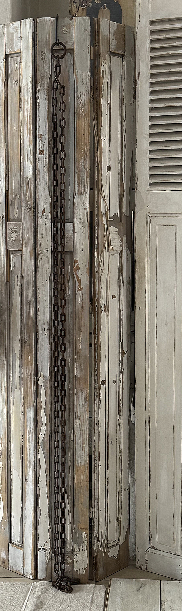 Alte Gliederkette 4,20 m | Natureisen | Originalpatina | Industrial Vintage***