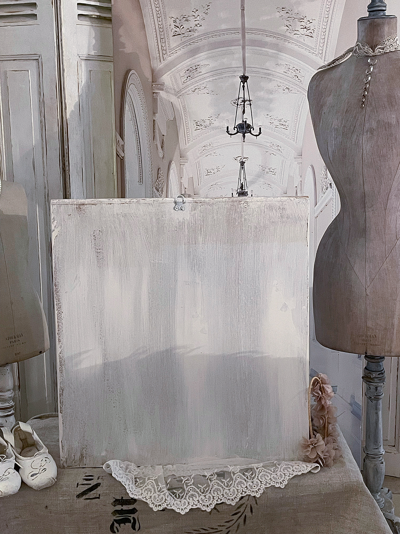 Großes Französisches Shabby-Bild***