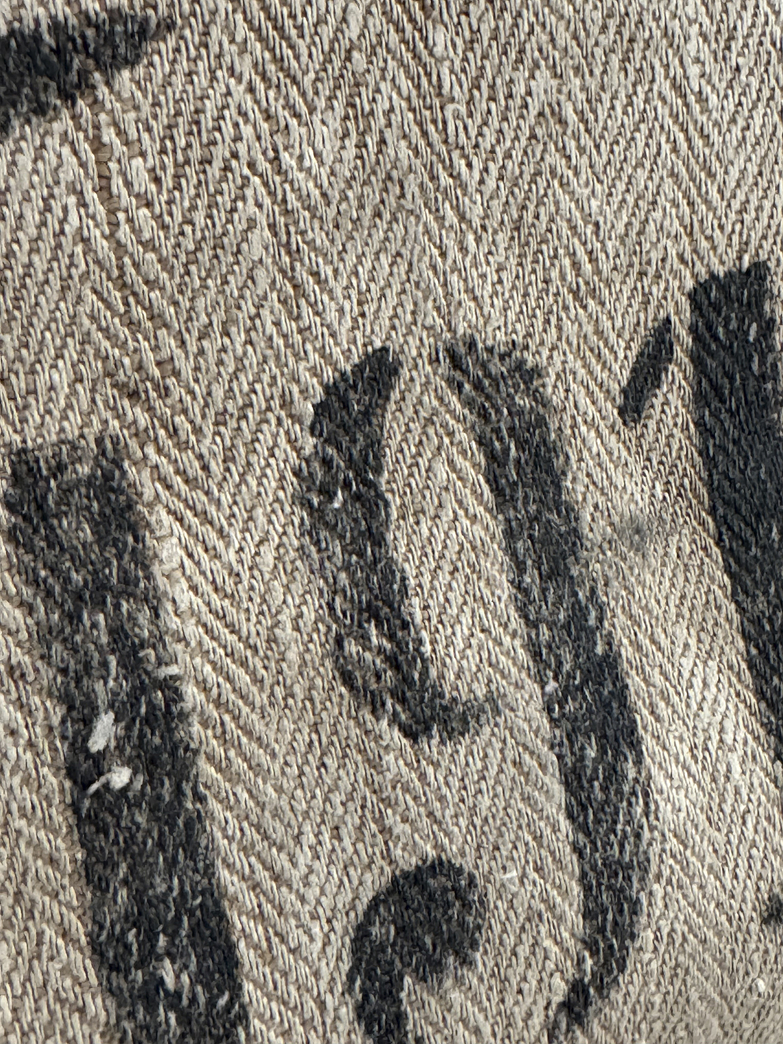 Alter Leinensack / Getreidesack von 1910 mit Originaldruck***