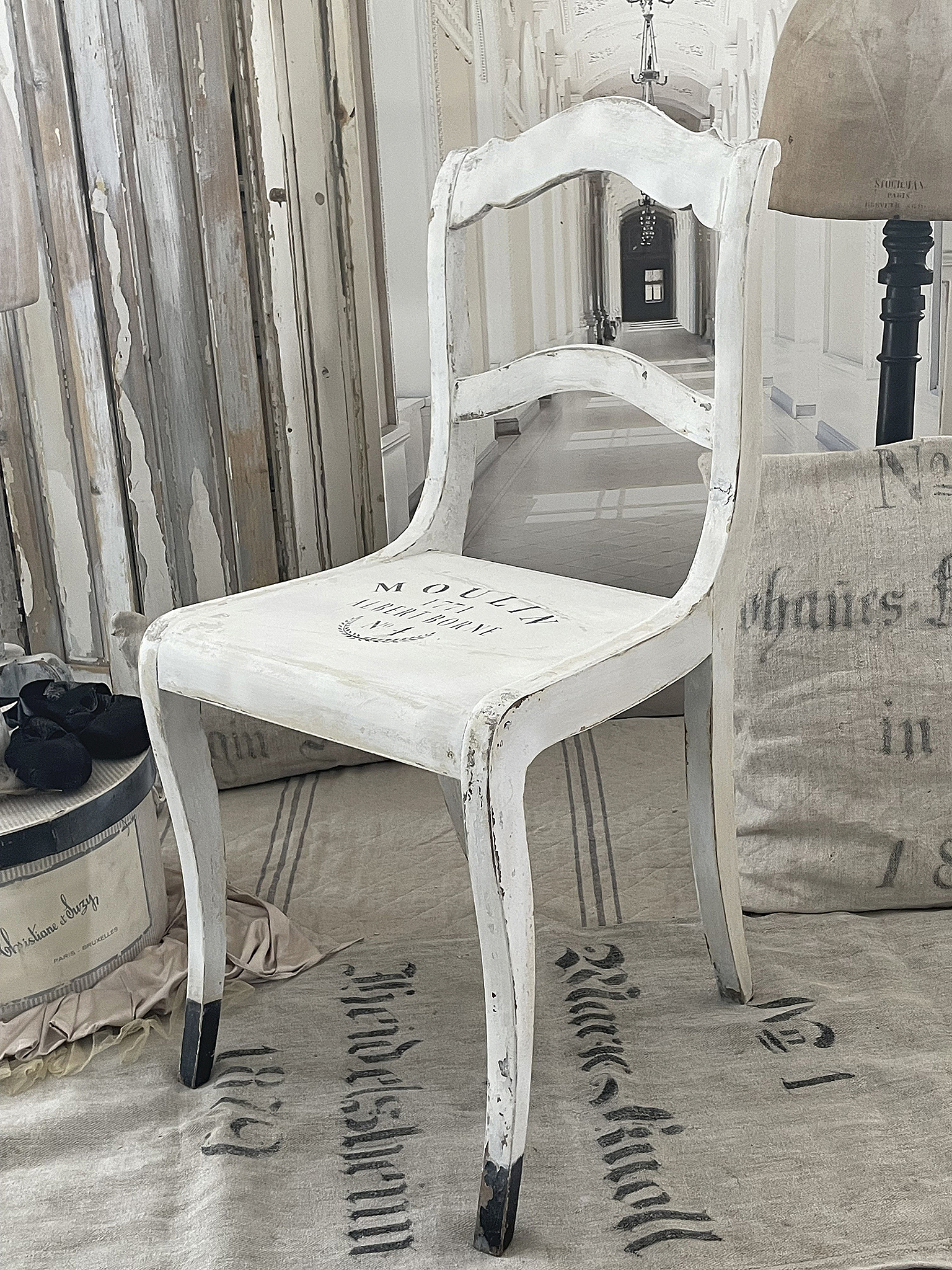 Antiker Shabby-Stuhl- Biedermeier*** Antiker Shabby-Stuhl- Biedermeier***