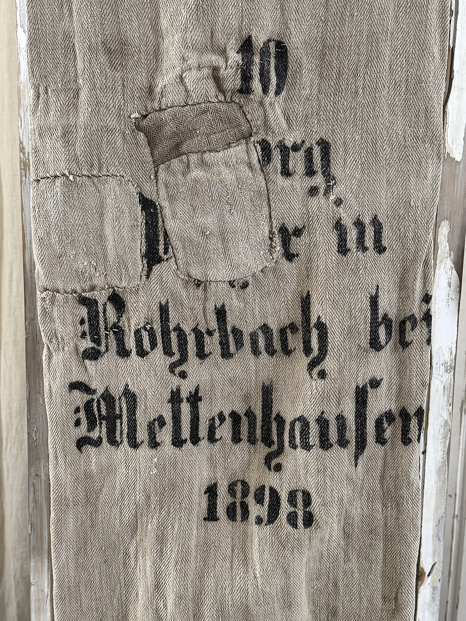 Antiker Leinensack/ Getreidesack 1898***