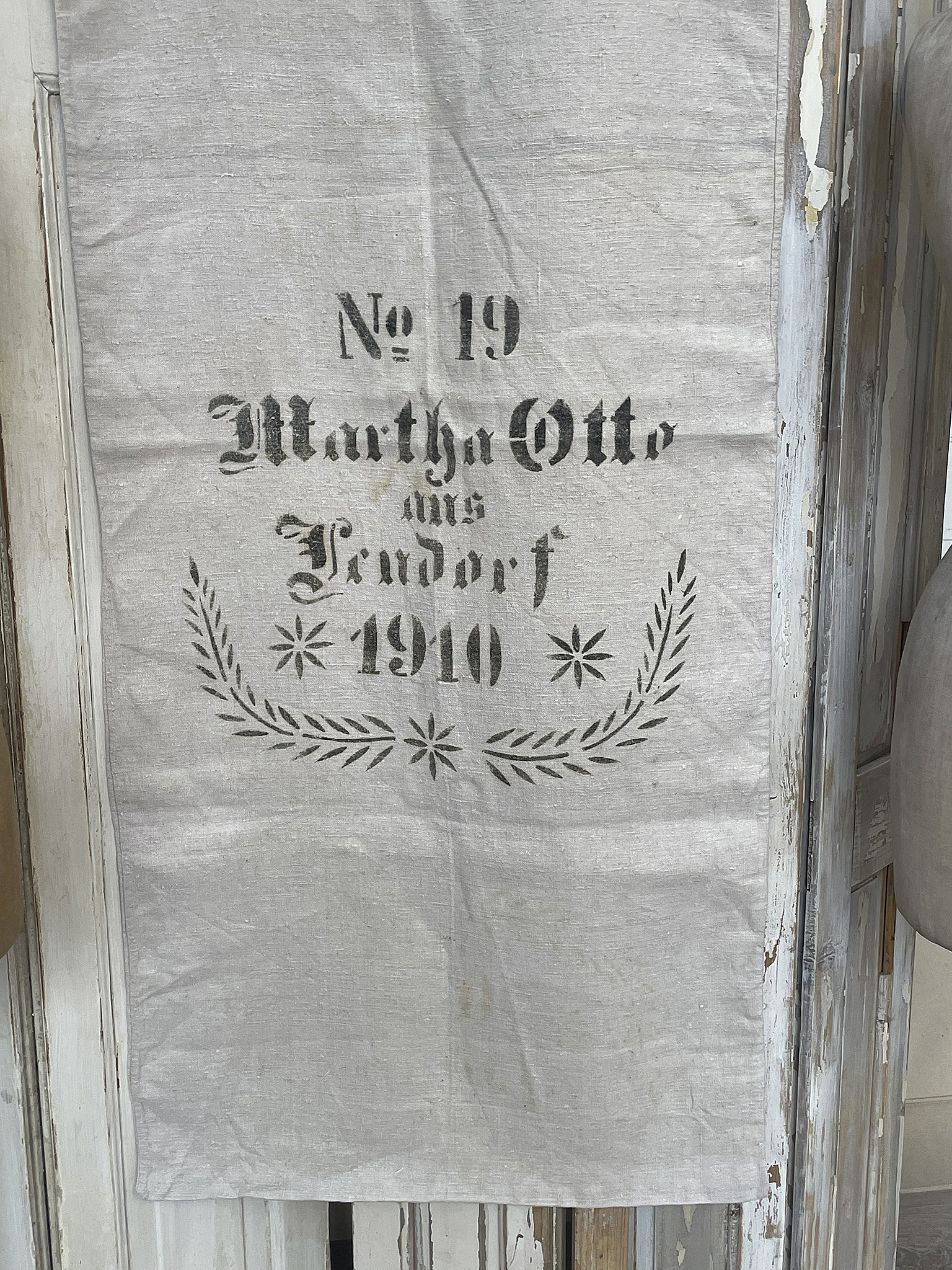 Antiker Leinensack/ Mehlsack 1910 No19***