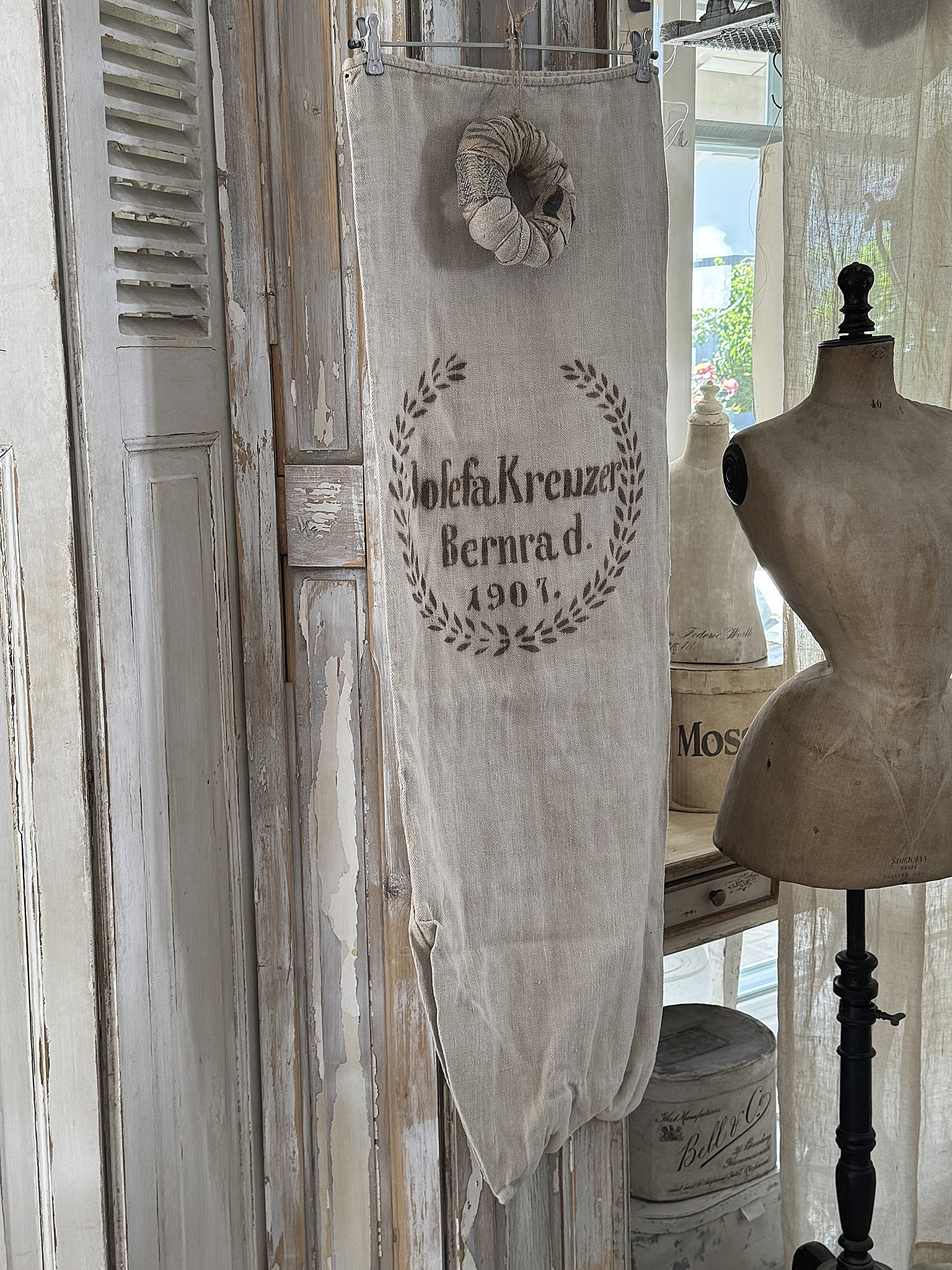Antiker Leinensack/ Mehlsack 1907***