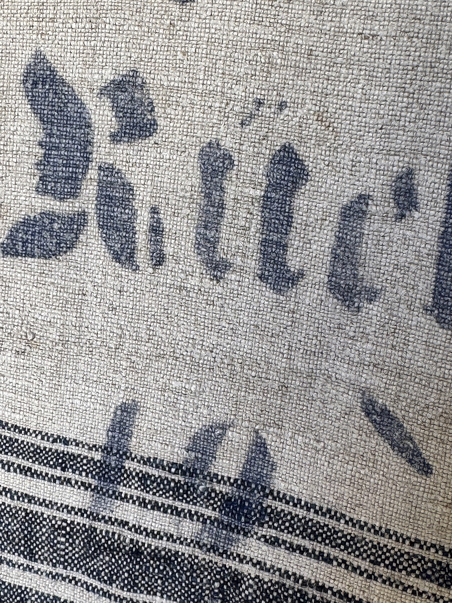 Alter Leinensack mit Originaldruck 1918***