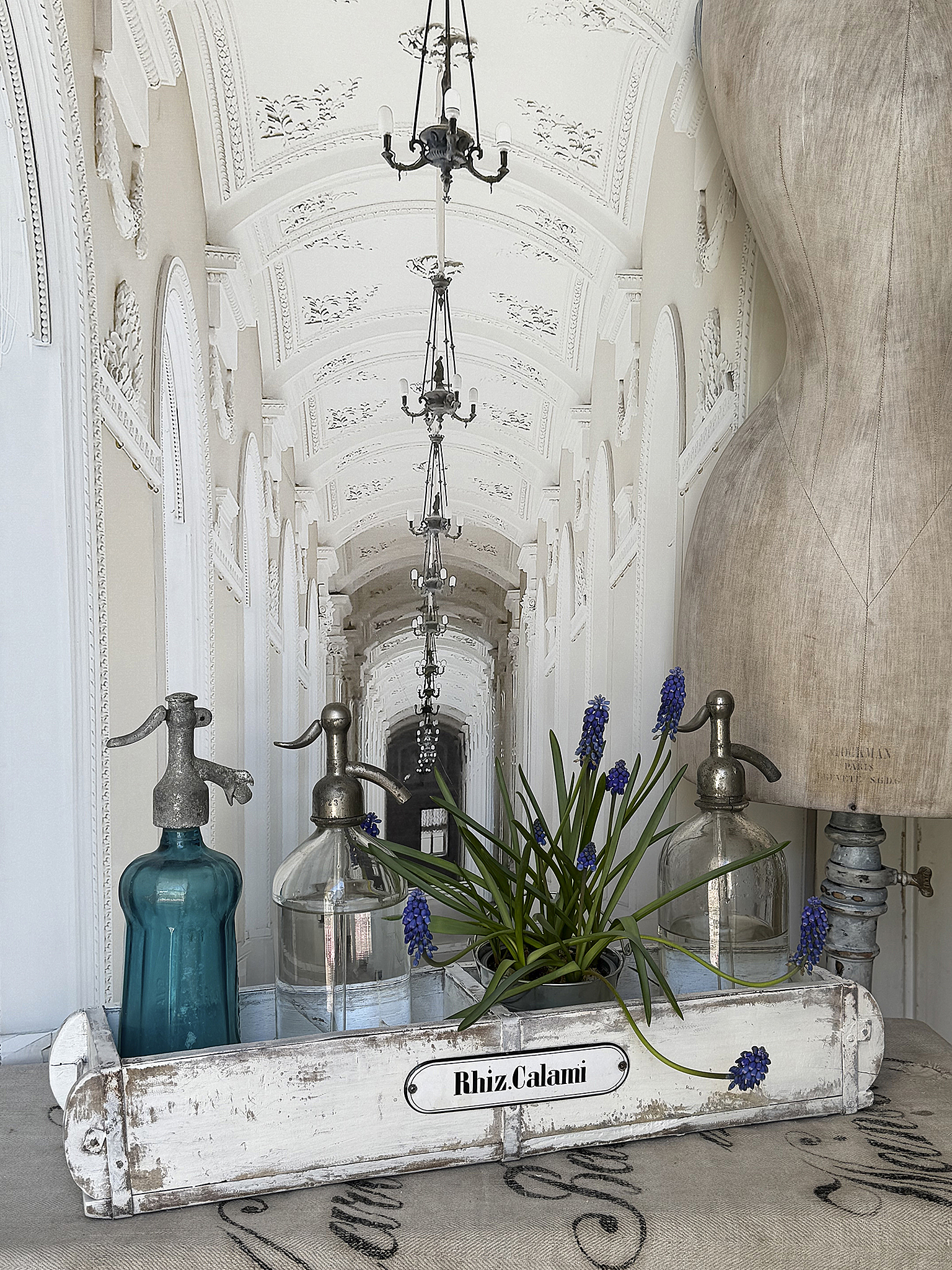 Antike langschmale Apothekerschublade mit Geschichte***