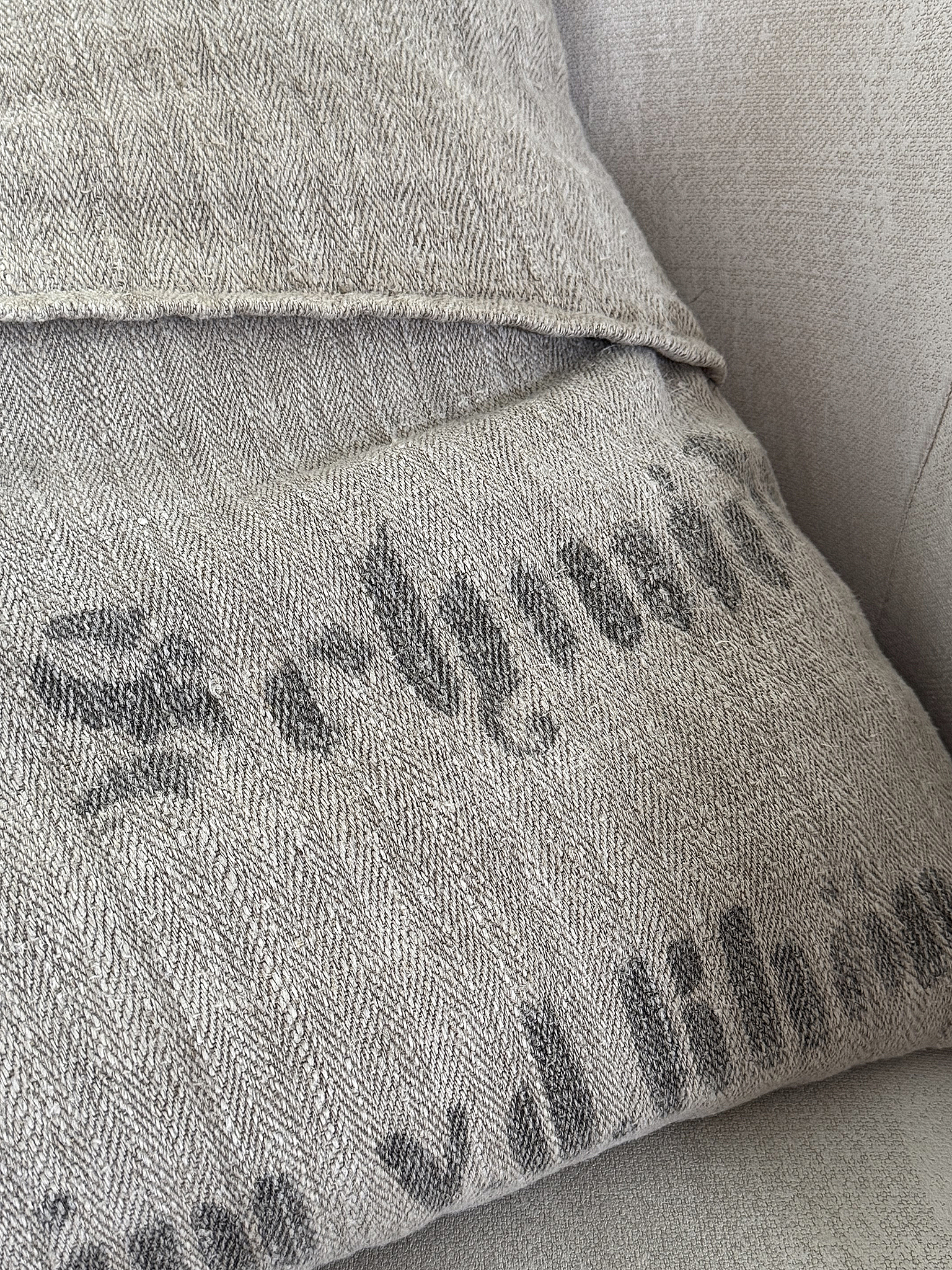 Altes Mehlsack-Kissen***