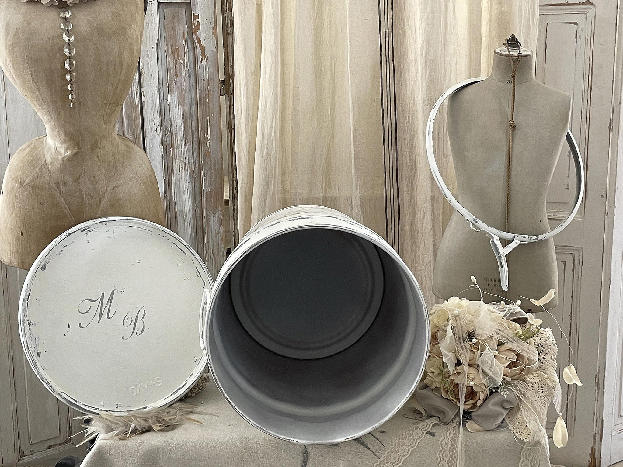Tonne aus Aluminium Fleura*** Tonne aus Aluminium Fleura***