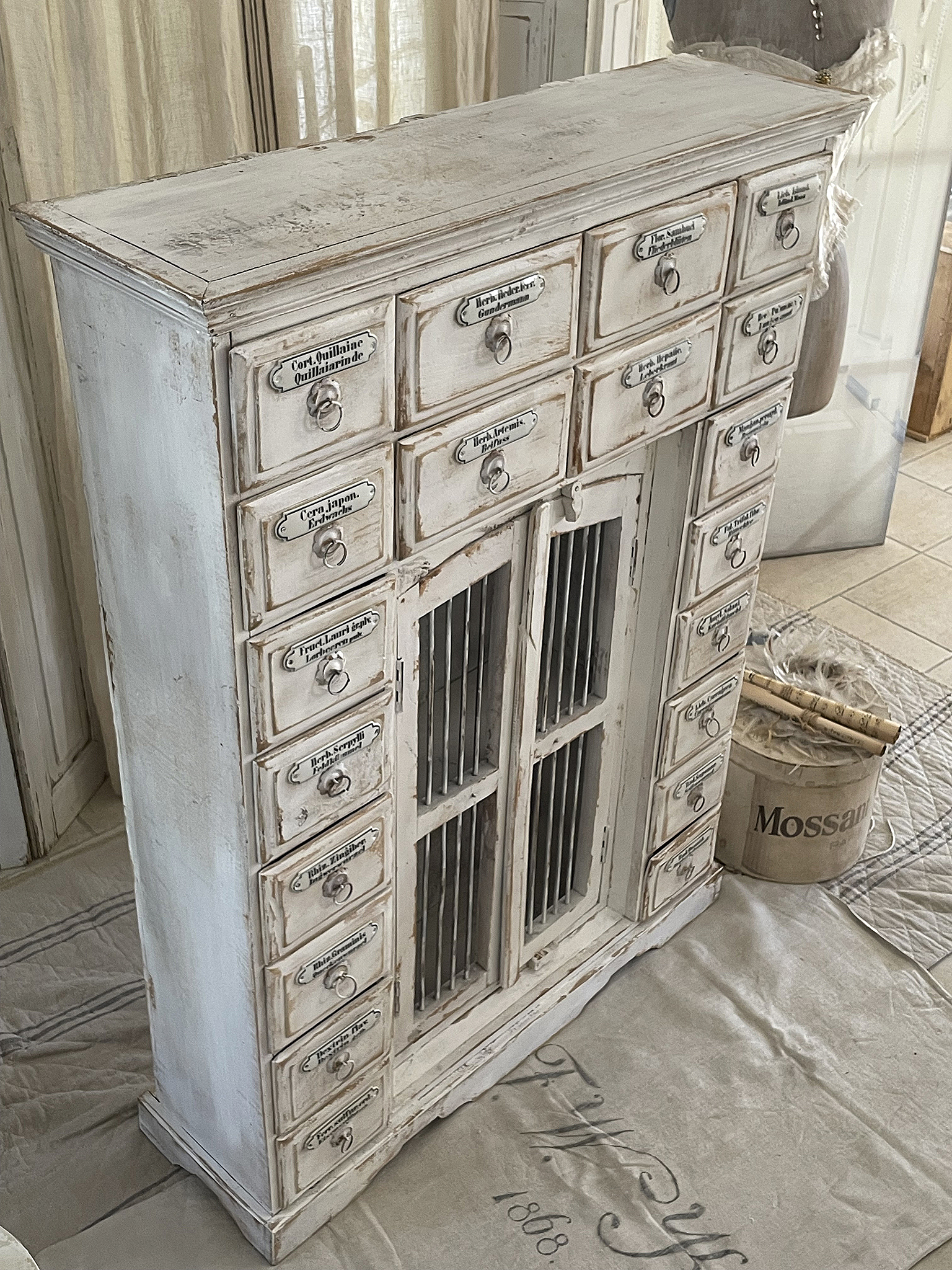 Liebhaberstück alter Ladenschrank/Gewürzschrank***