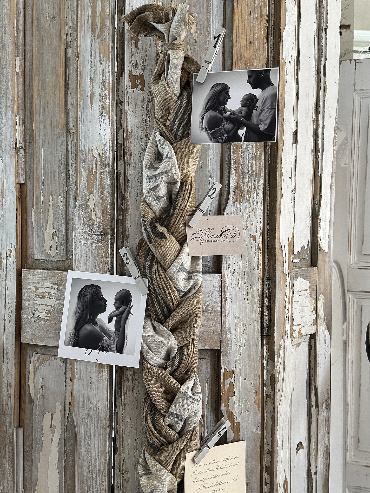 Mehlsackzopf/Memoboard-Brocante1***