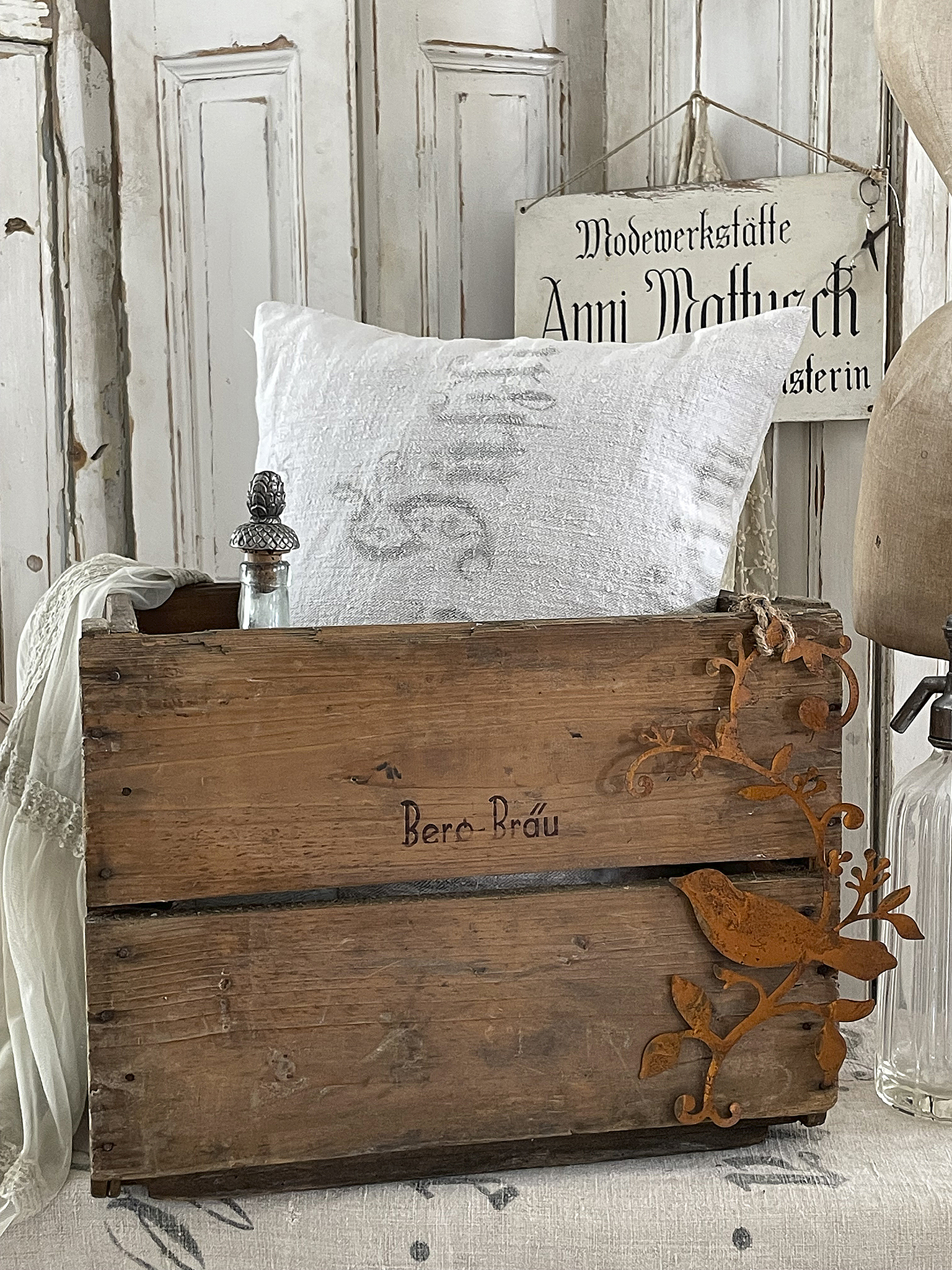 Alte Naturholz-Kiste*** Alte Naturholz-Kiste***
