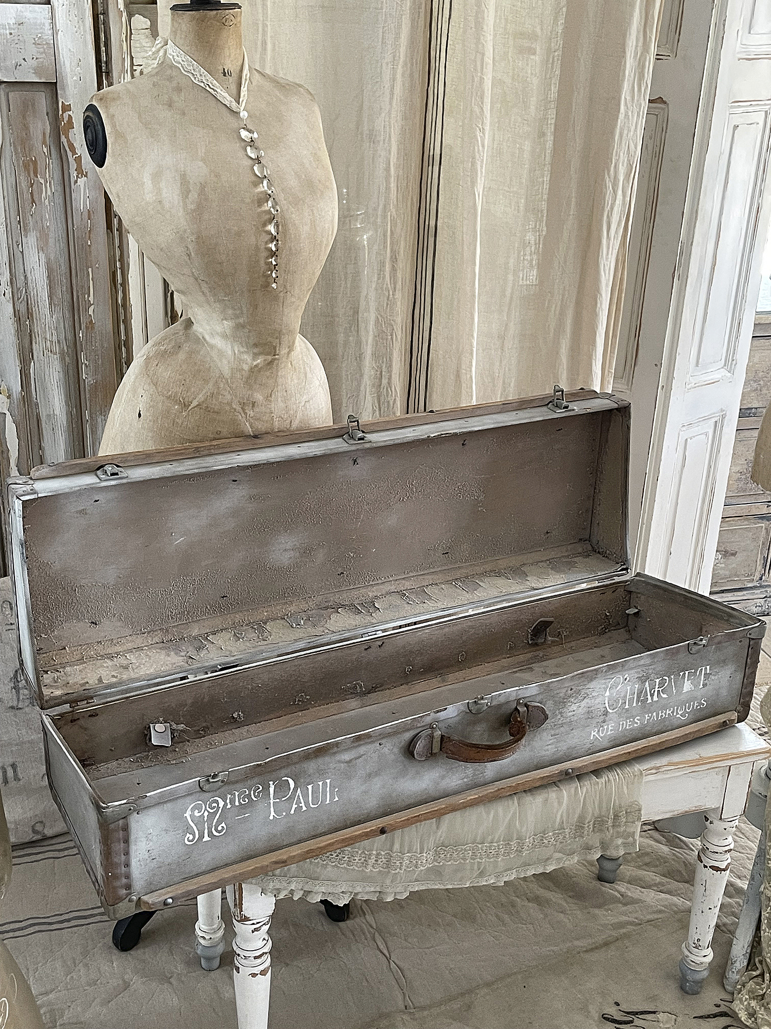 Alte lange Vintage-Kiste Paul*** Alte lange Vintage-Kiste Paul***