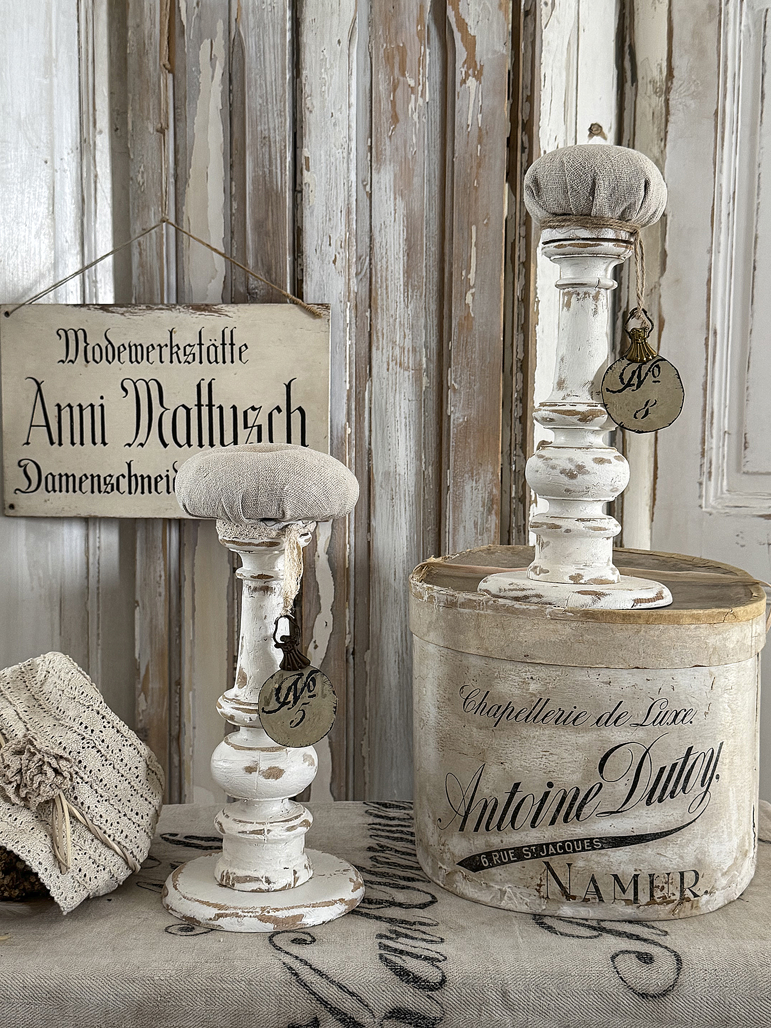 Alte, Hutständer No.5 / No.8 ***