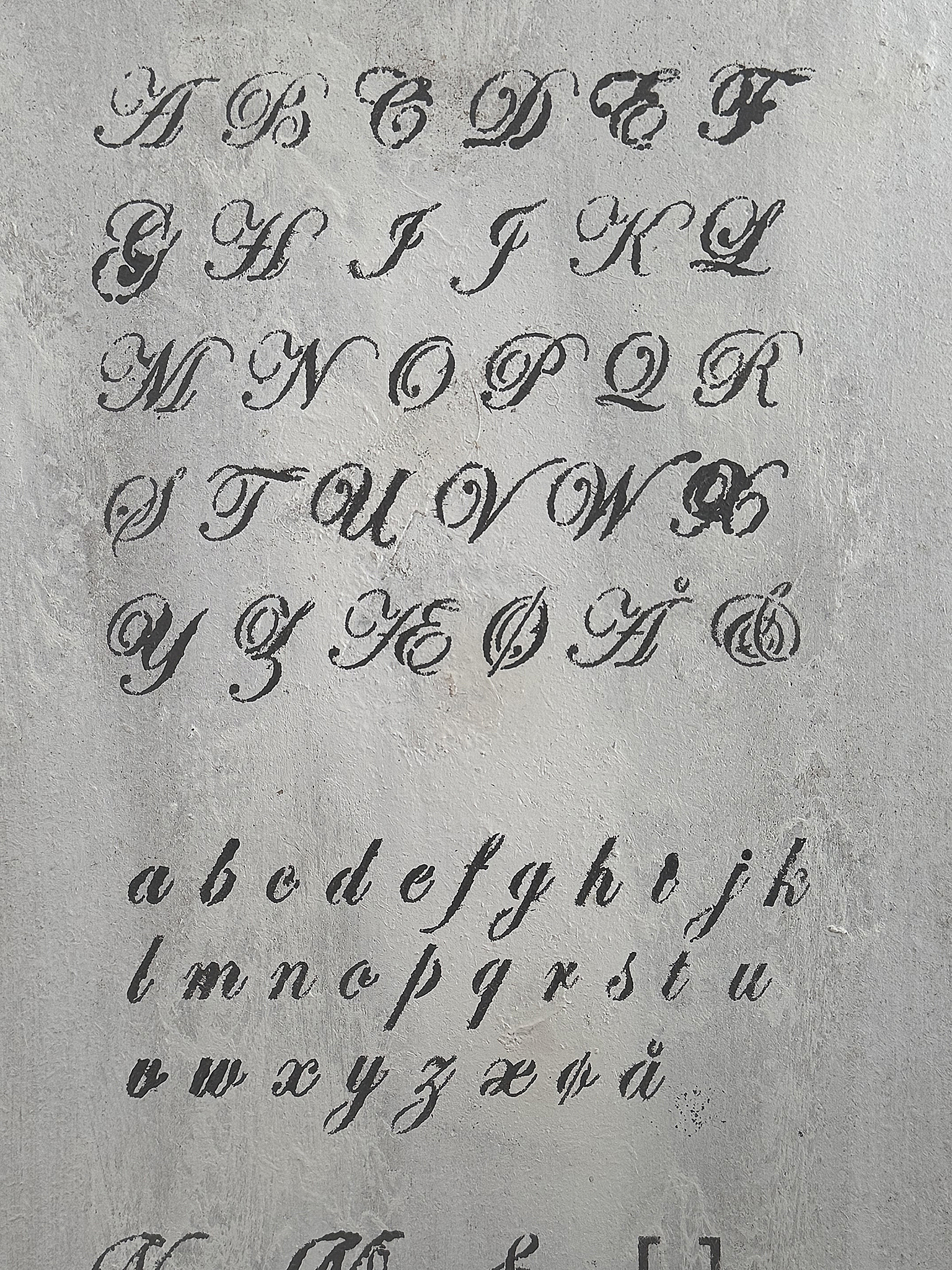 Charmantes Shabby-Holzbild „ABC“ 1***