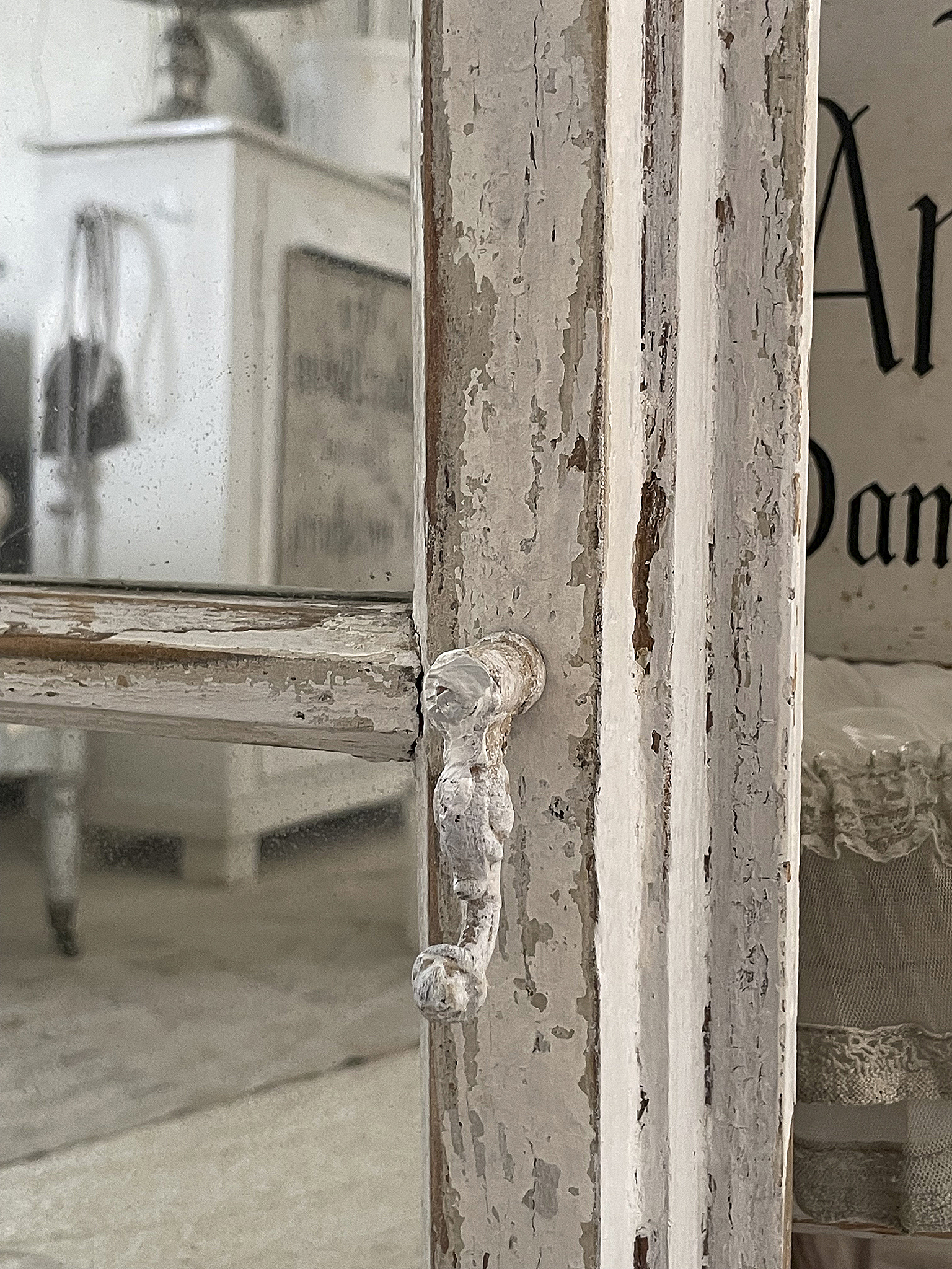 Antikes schmales Sprossen/Spiegelfenster 2*** Antikes schmales Sprossen/Spiegelfenster 2***