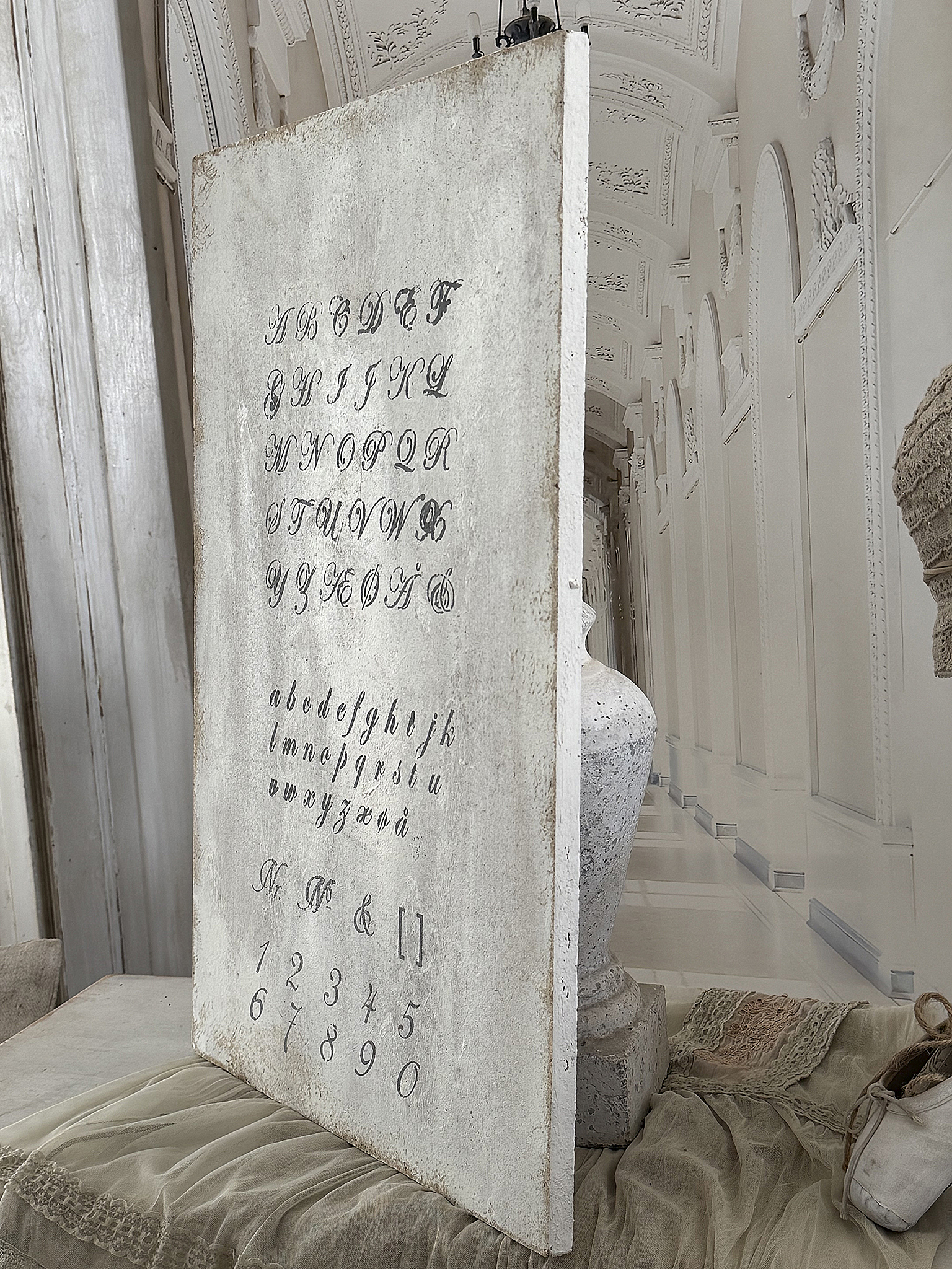 Charmantes Shabby-Holzbild „ABC“ 1***