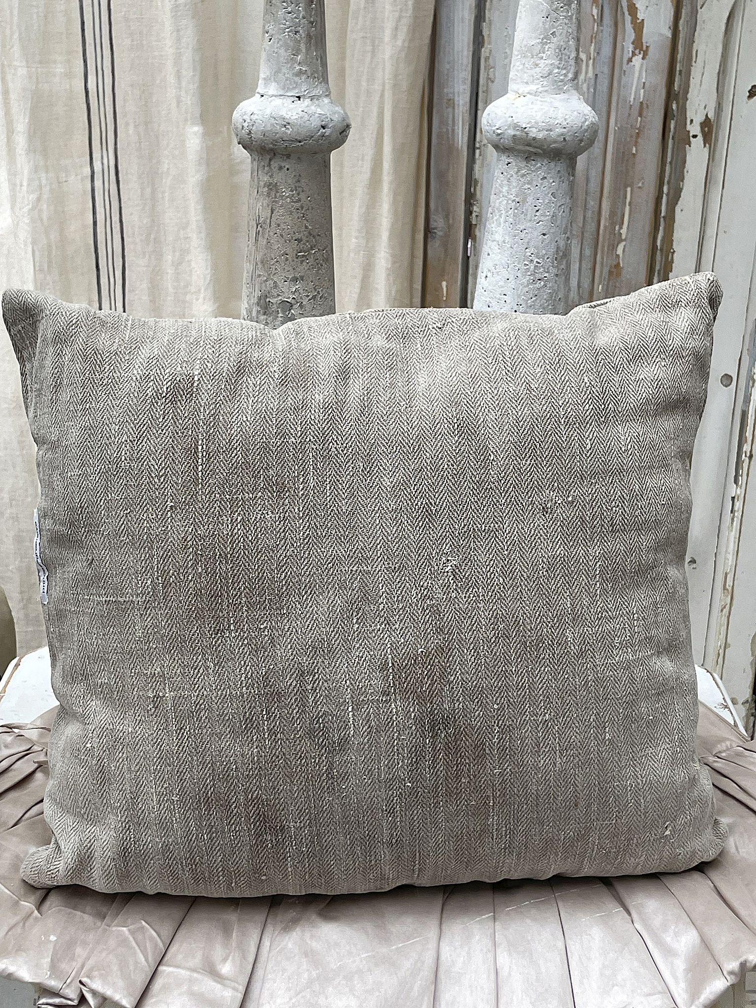Altes Mehlsack-Kissen Shabby-pur*** Altes Mehlsack-Kissen Shabby-pur***